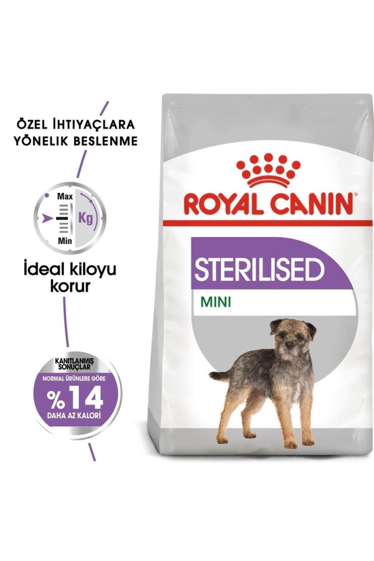 غذای خشک سگ بالغ عقیم‌شده نژاد کوچک، سری Mini Sterilised، ۳ کیلوگرم، رویال کنین Royal Canin