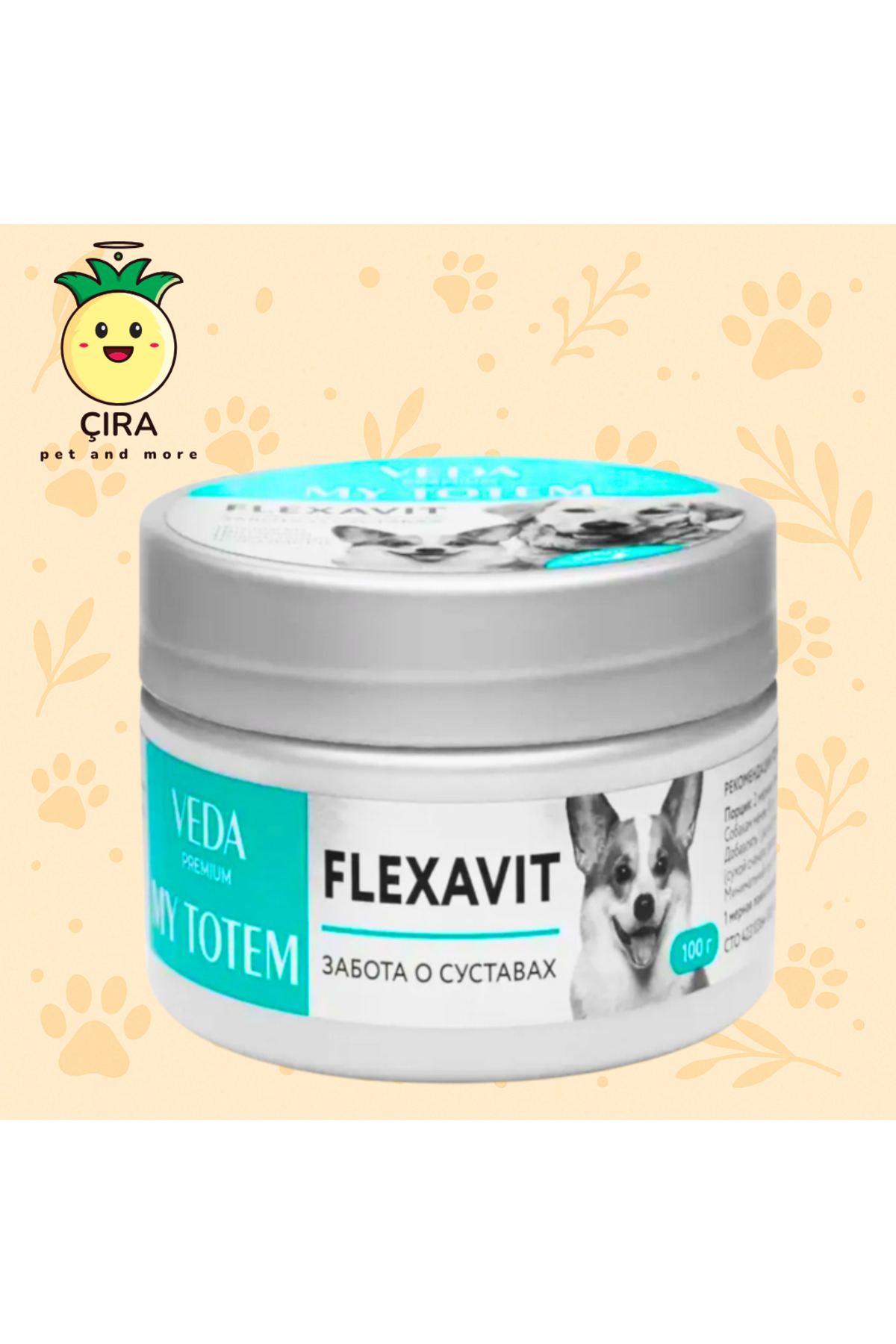 پودر مفاصل FLEXAVİT وداوت Vedavet، ۱۰۰ گرم