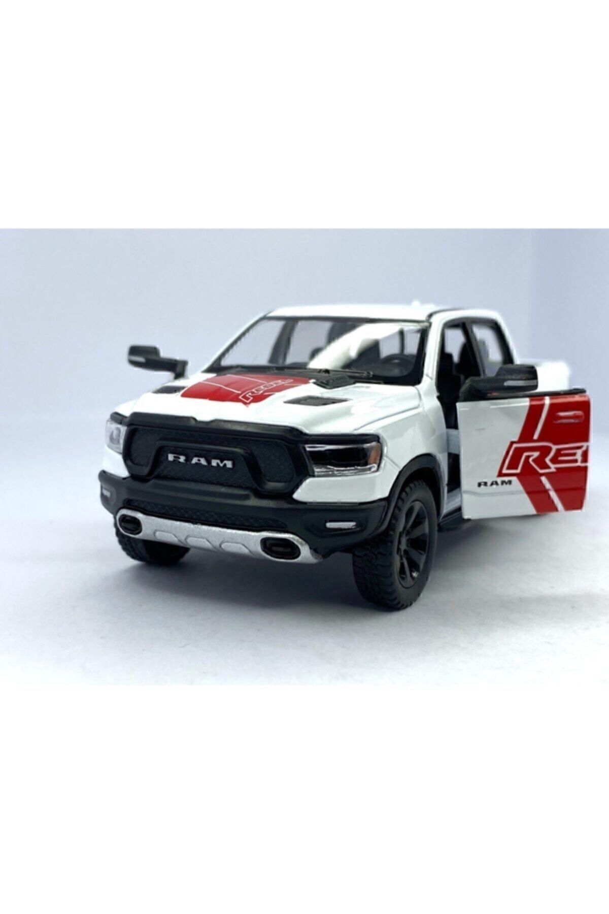 ماشین اسباب بازی DODGE RAM 1500 W 2019 PULL DROP 5 اینچی. خودرو مدل دارای مجوز 1:46 Kinsmart