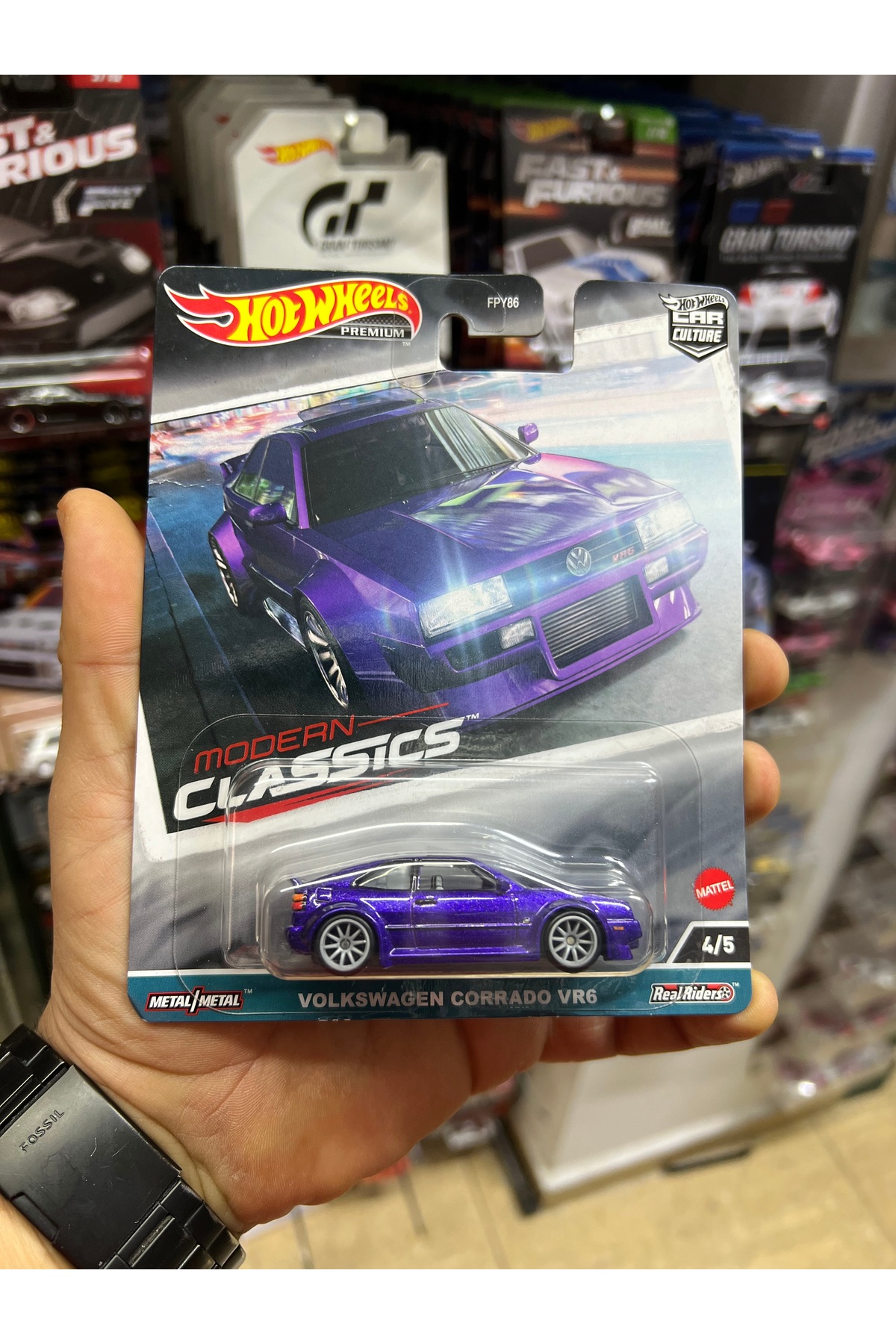 ماشین اسباب بازی فولکس واگن کورادو VR6 هات ویلز اورجینال HOT WHEELS