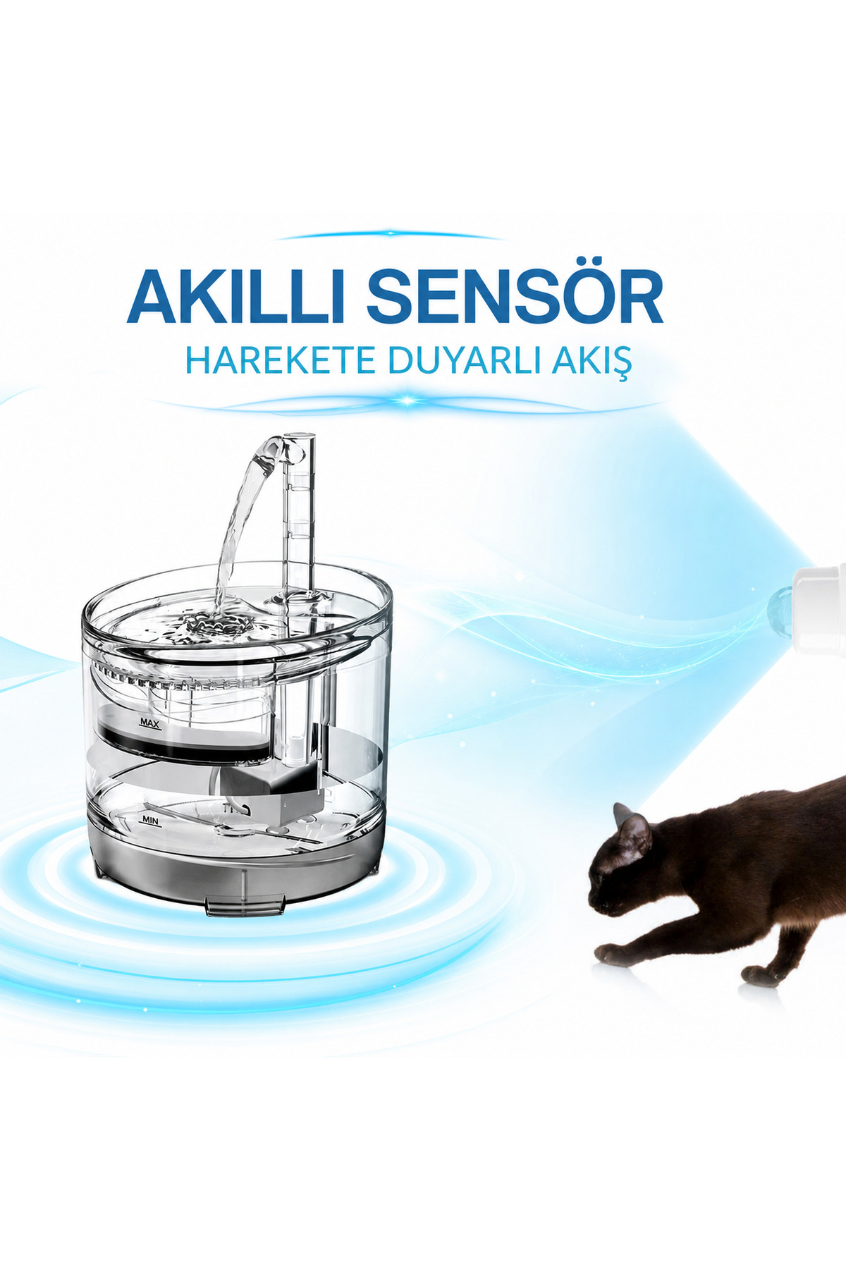آبخوری فواره‌ای گربه ری‌پوینت ReyPoint مدل SKSEBIL