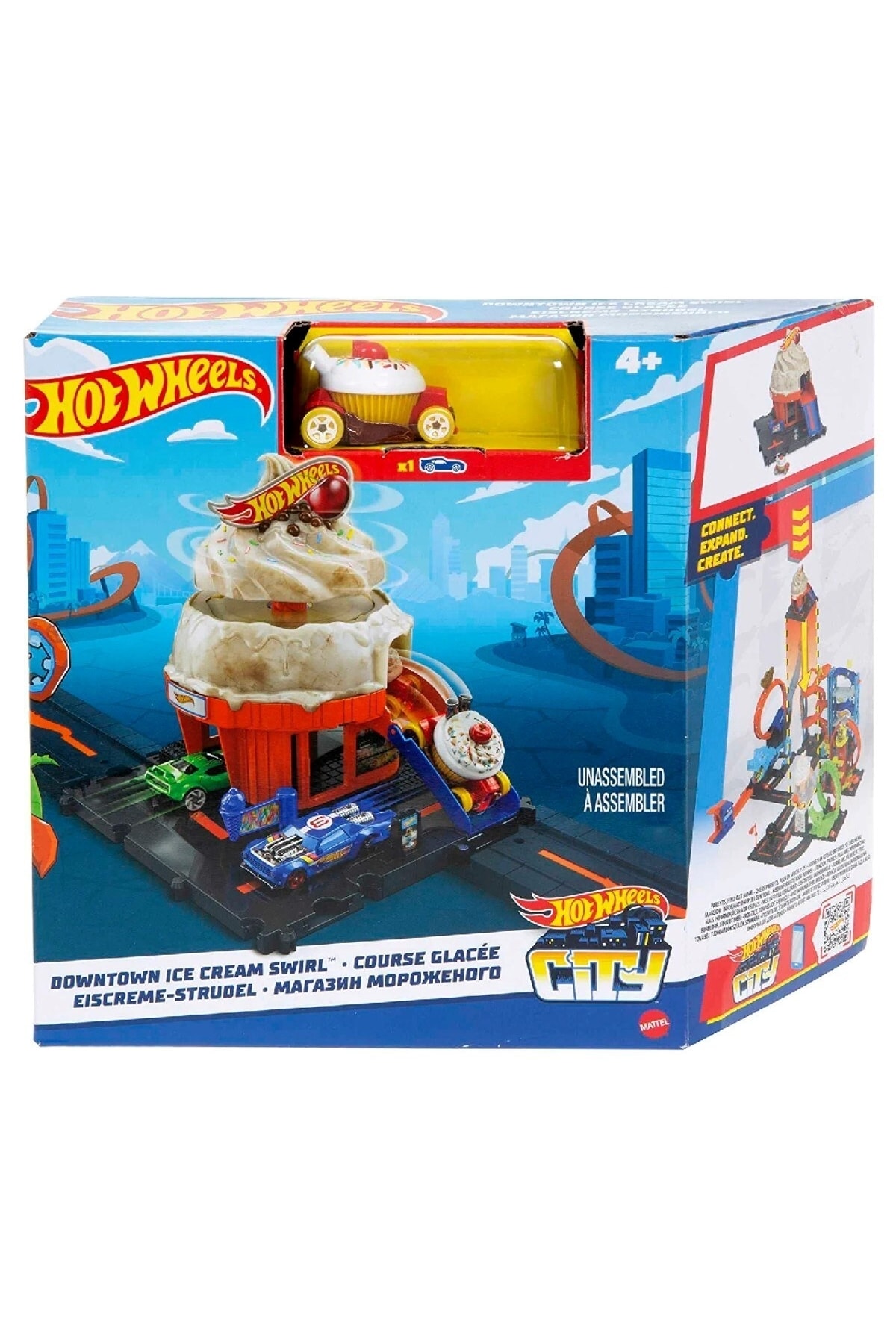 ماشین اسباب بازی آهنگ بستنی سریال CITY LIFE هات ویلز اورجینال HOT WHEELS
