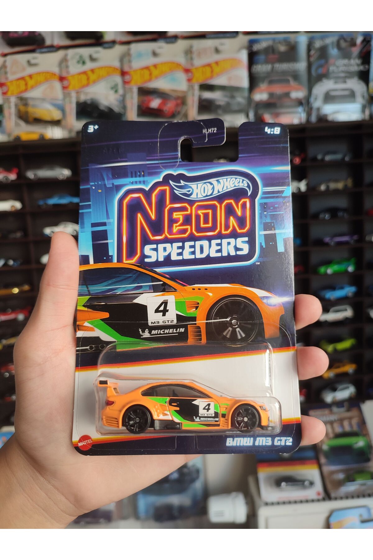 ماشین اسباب بازی نئون اسپیدرز BMW M3 GT2 HOT WHEELS