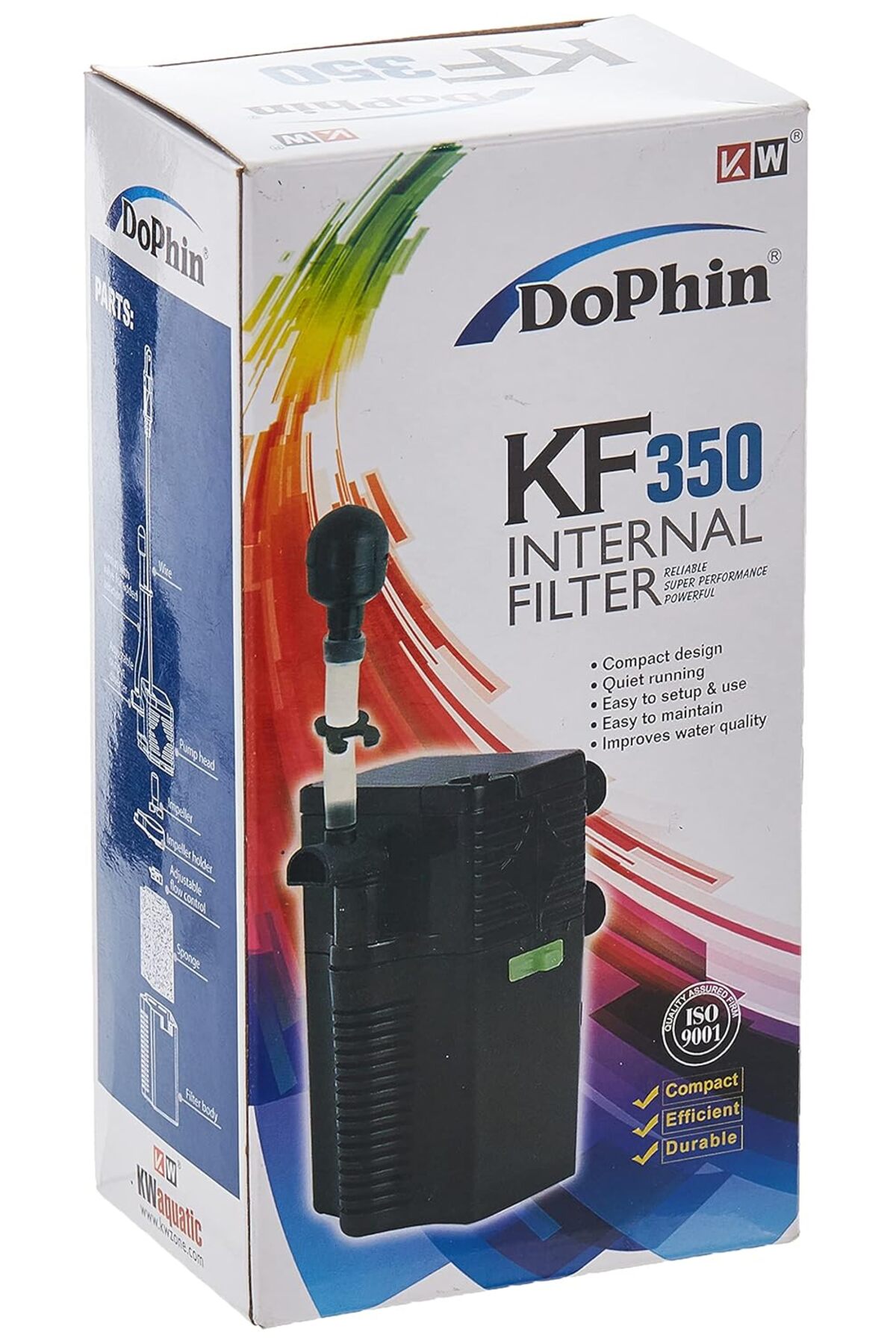 فیلتر داخلی آکواریوم دافین Dophin KF-350 با دبی ۳۵۰ لیتر در ساعت