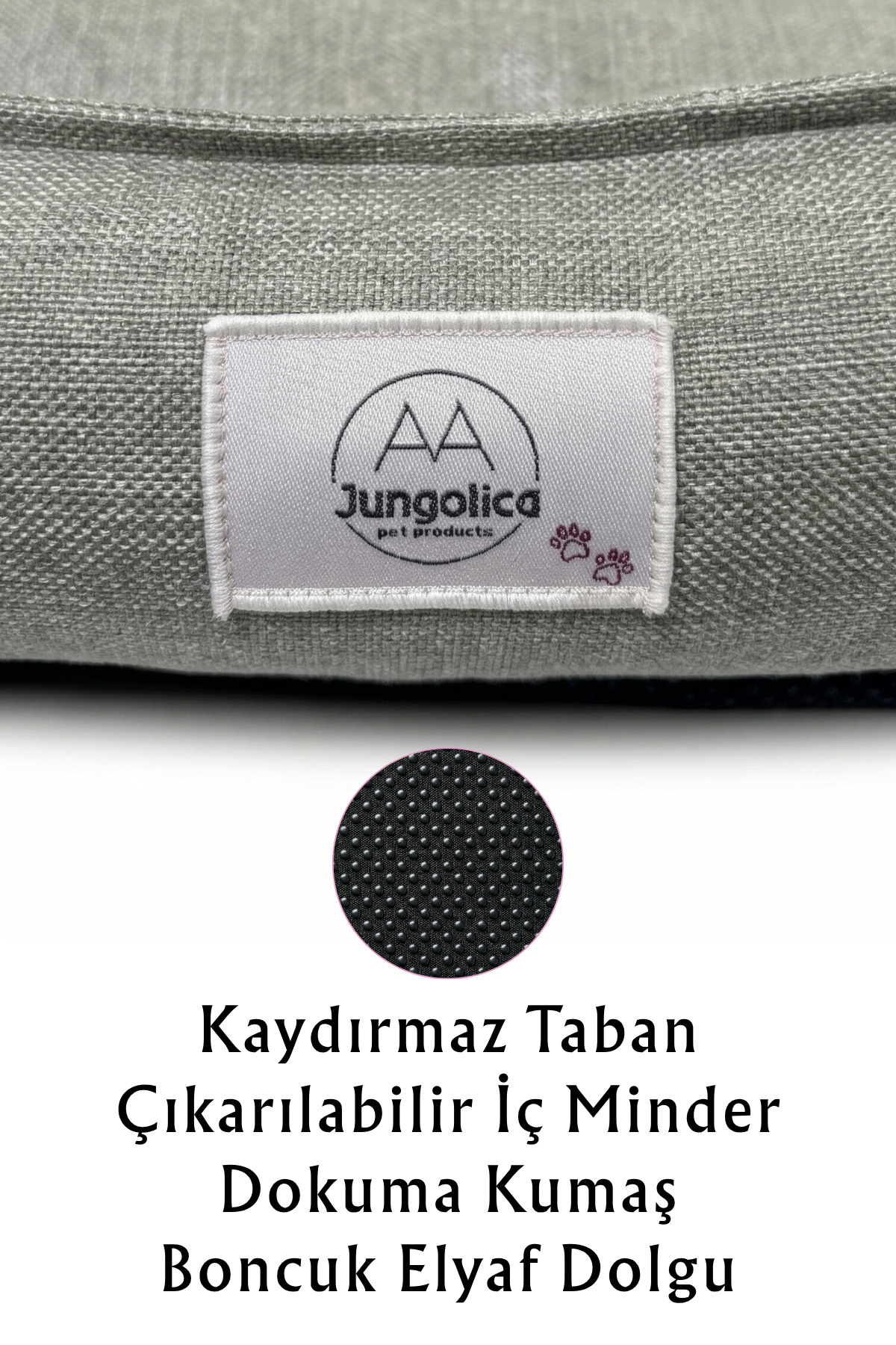 تخت گربه و سگ جانگولیکا پت پروداکتس Jungolica Pet Products، مدل JPP94، سبز با بالشتک داخلی جداشدنی
