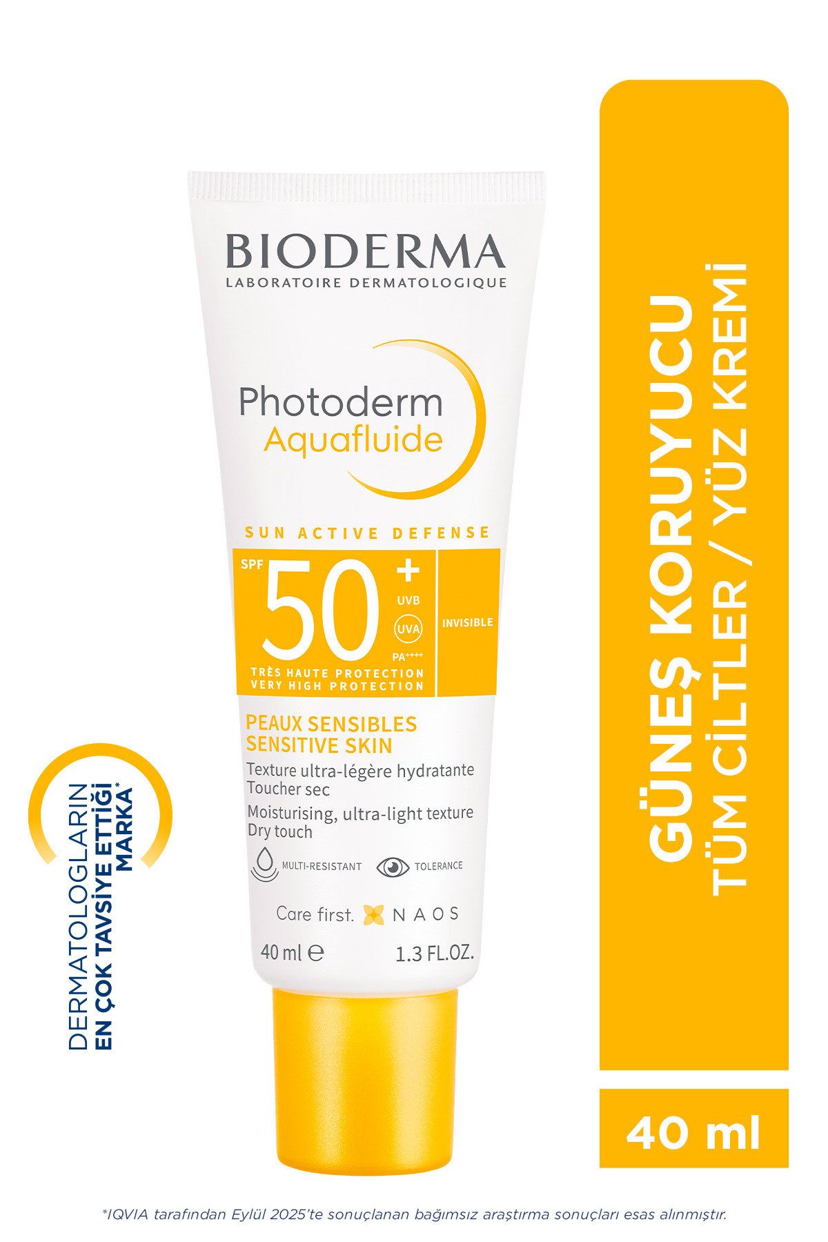 کرم ضد آفتاب بایودرما فتودرم آکوافلوئید SPF50+ با محافظت بالا برای انواع پوست، 40 میلی لیتر