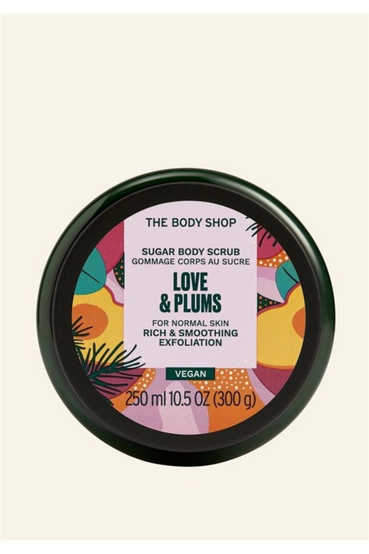 THE BODY SHOP پیلینگ بدن محبت و آلوچه