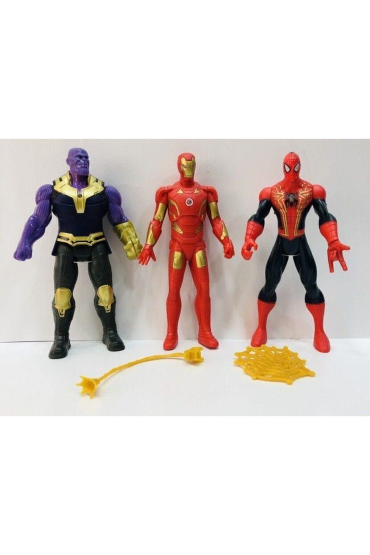 اسباب بازی های فیگور دیگر THANOS HULK SPIDERMAN C.AMERICA 16 سانتی متری 5 تایی Smarttoys