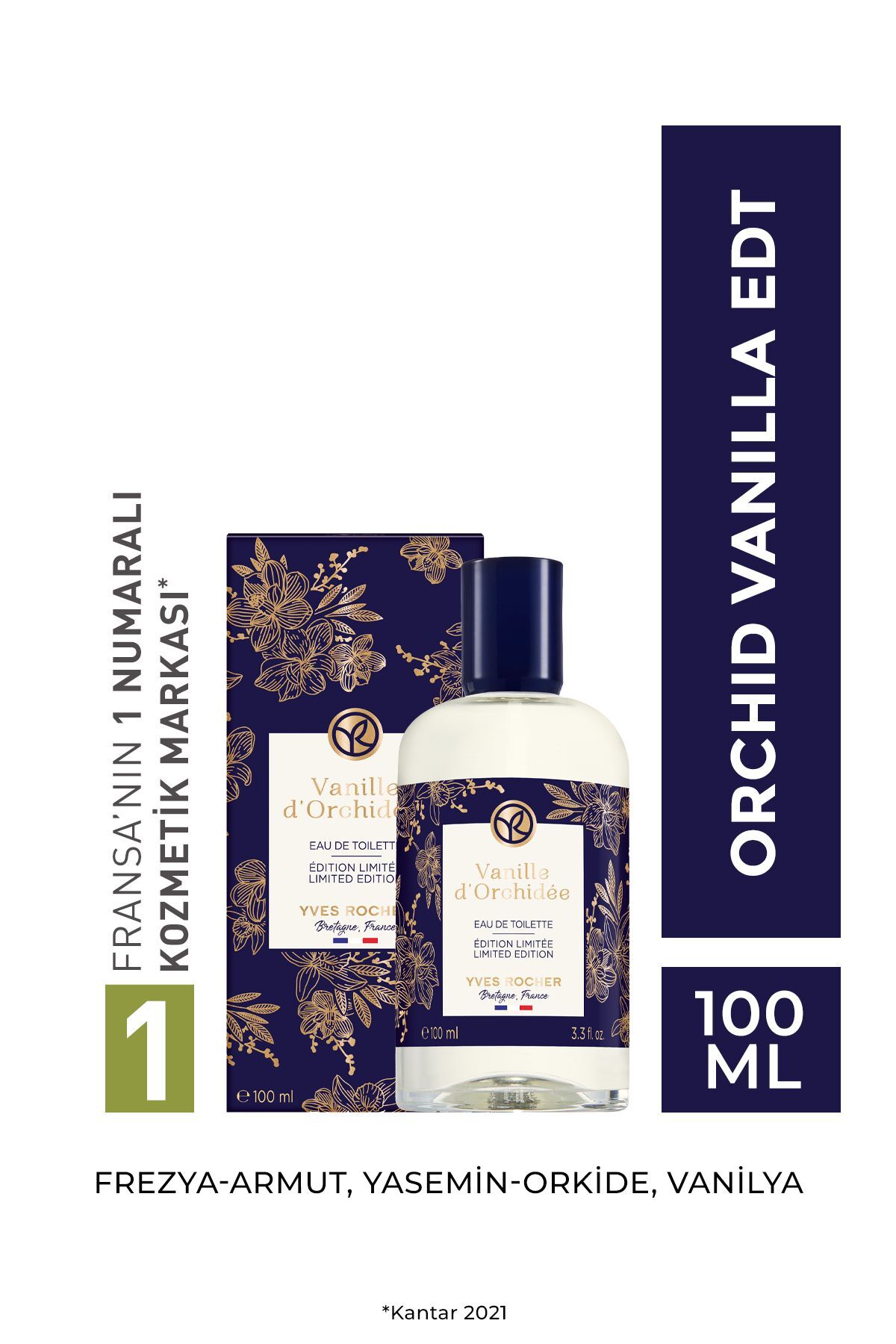 ادوتویلت وانیل ارکید 100 میلی لیتر 43924 ایوروشه Yves Rocher