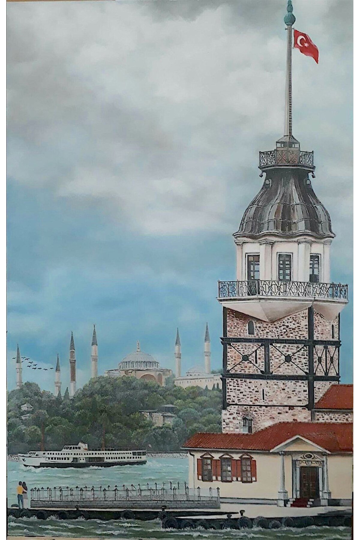 پازل برج دوشیزه استانبول PIXART ART DIAMOND PAINTING 38 58 Genel Markalar