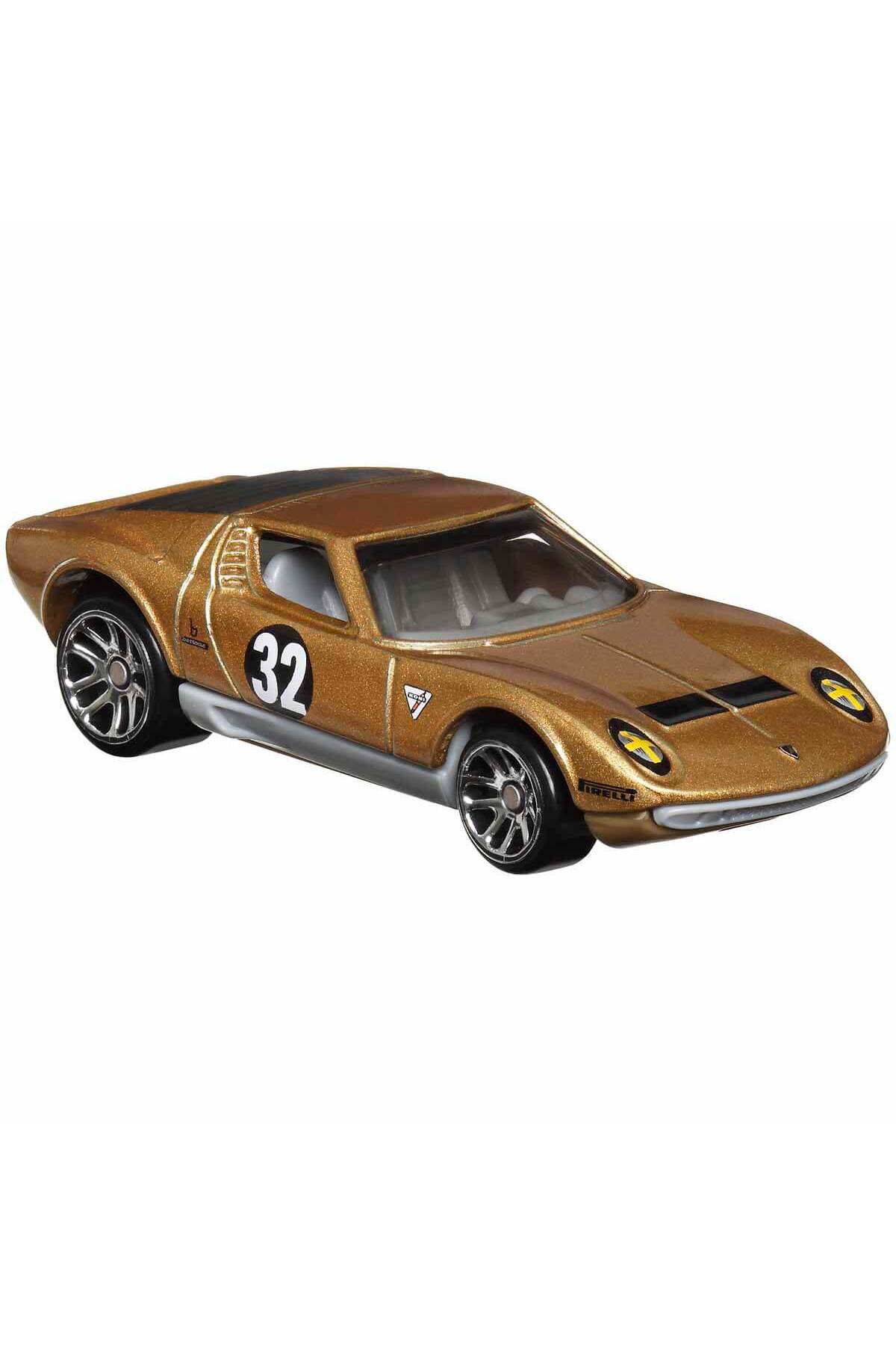 ماشین اسباب بازی اتومبیل های مجرد پرنعمت 1971 LAMBORGHINI MIURA SV HRV03 هات ویلز اورجینال HOT WHEELS
