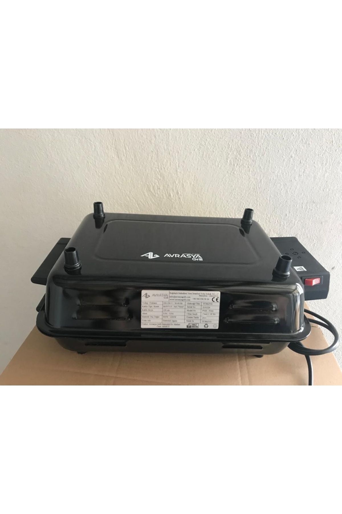 گریل برقی کوره سیمی اورجینال AVRASYA Grill