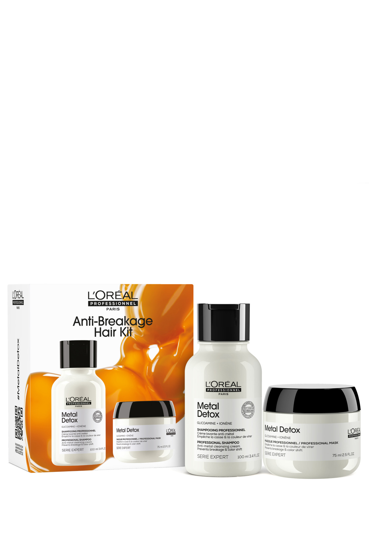شامپو مردانه و زنانه LP SE METAL DETOX MINI DUO کیت L'oreal Professionnel