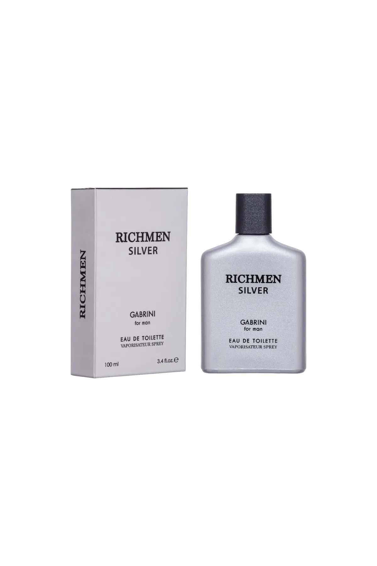 عطر مردانه RICHMEN SILVER ادوتویلت برای 100 میل Gabrini