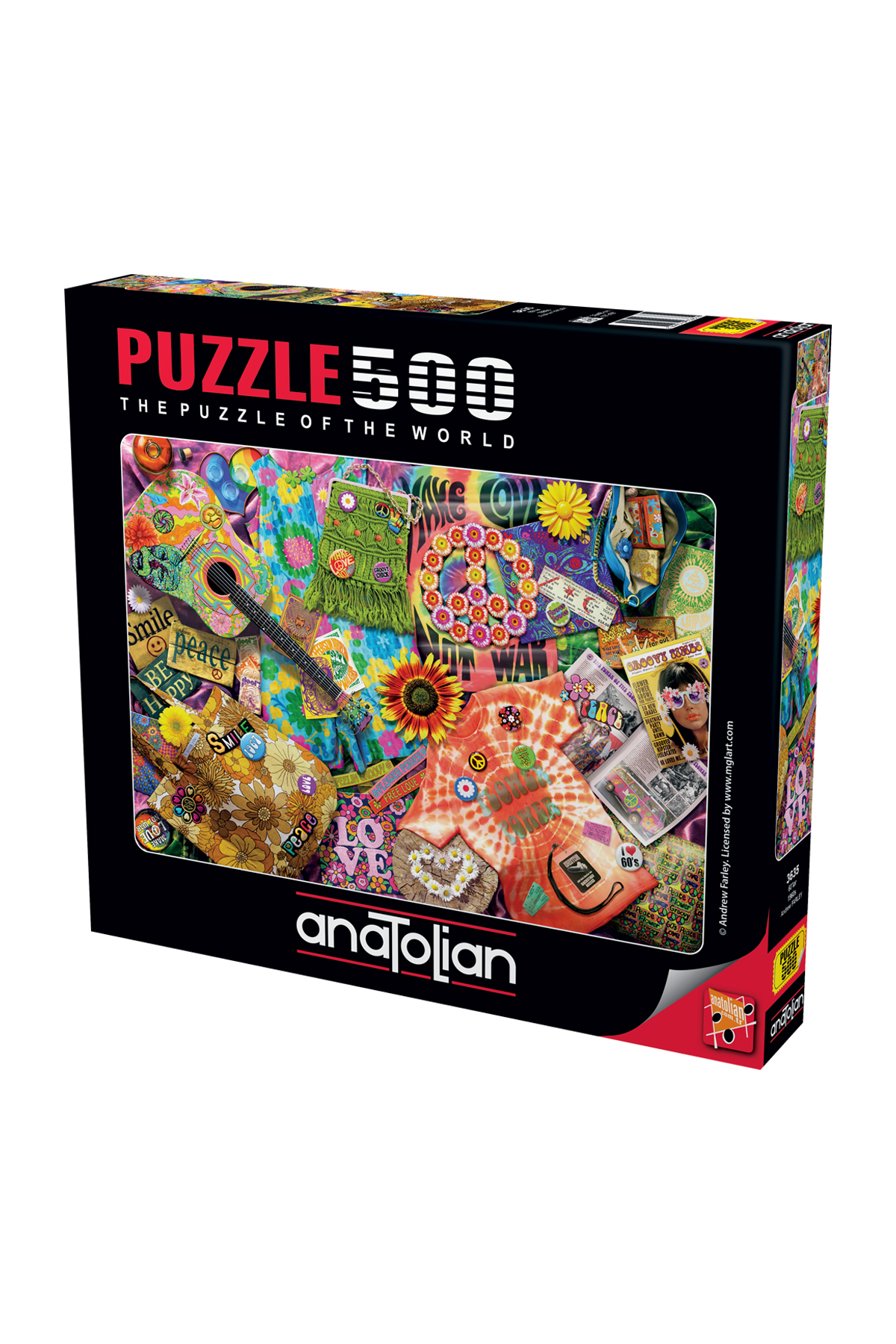پازل اره منبت کاری مویی 500 تکه 60S 3635 از ترکیه Anatolian Puzzle