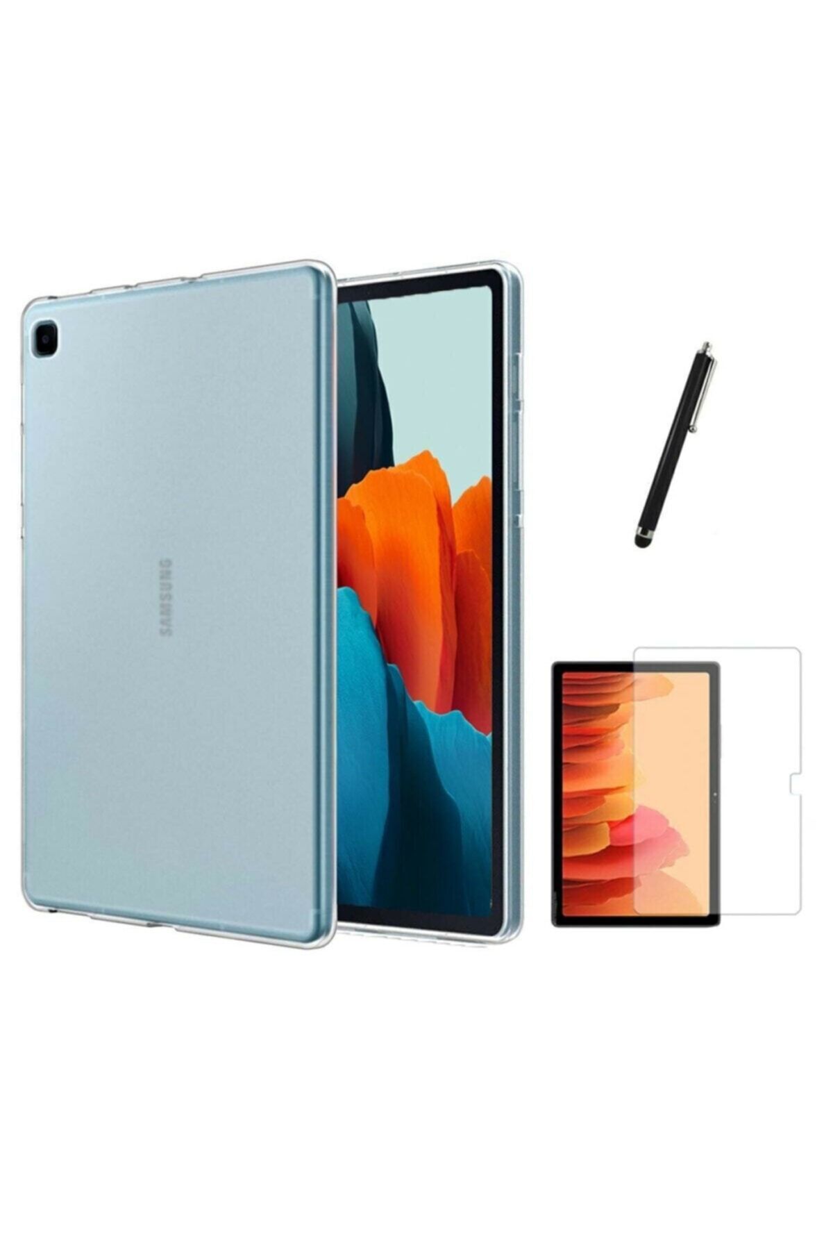 کاور تبلت قلم محافظ صفحه نمایش قاب شفاف SAMSUNG GALAXY TAB S6 LITE 2024 P610 P617 P620 10.4 فیبکس Fibaks