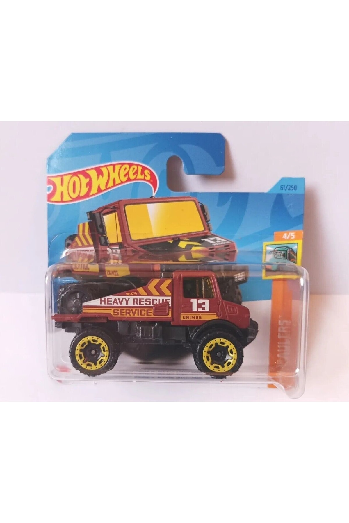 ماشین اسباب بازی HKH26 مرسدس بنز UNIMOG 1300 هات ویلز اورجینال HOT WHEELS