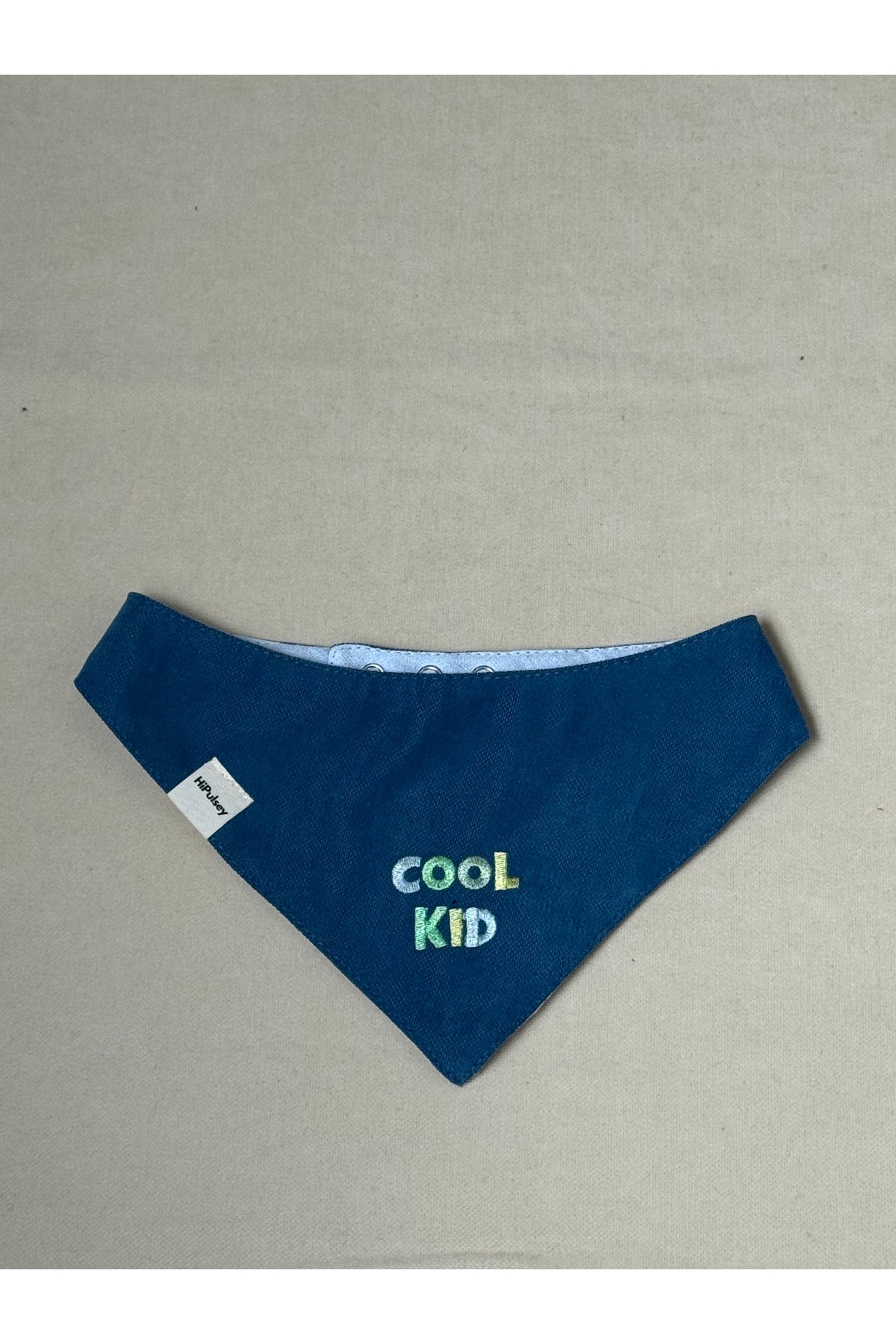 دستمال گردن سگ گلدوزی‌شده سرمه‌ای های‌پالسی HiPulsey Cool Kid Premium CKNDKB1