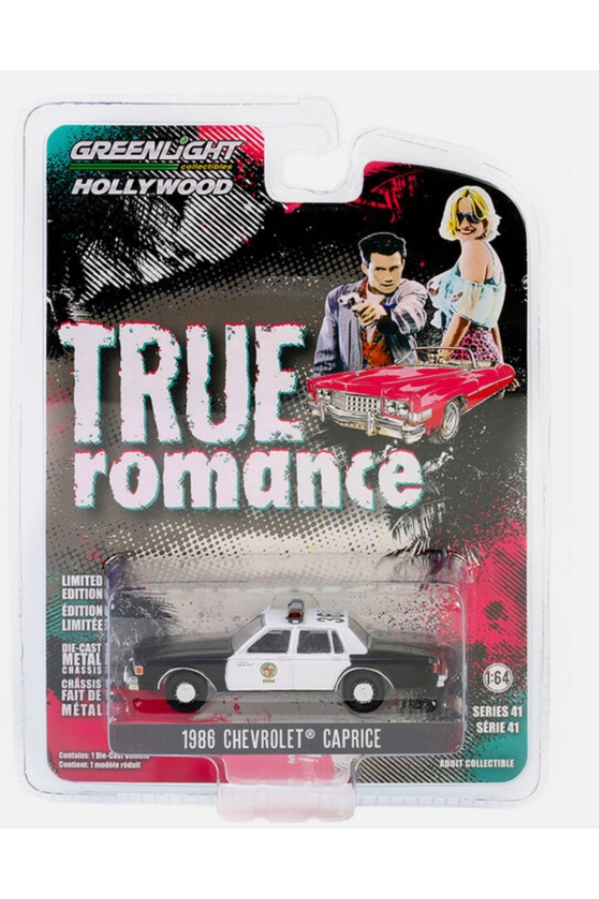 مدل خودرو 1:64 1986 شورلت کاپریس – عاشقانه واقعی HOLLYWOOD SERIES 41 اورجینال Greenlight