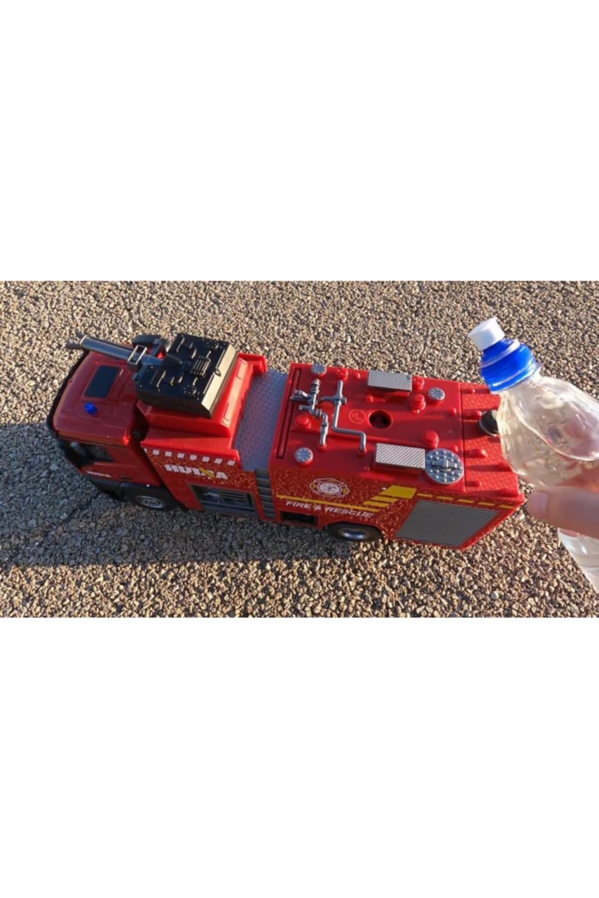 مدل خودرو 1 14 62CM RC ریموت کنترل آتش نشانی ماشین 22 کانال اسپری آب 1562 اورجینال Huina