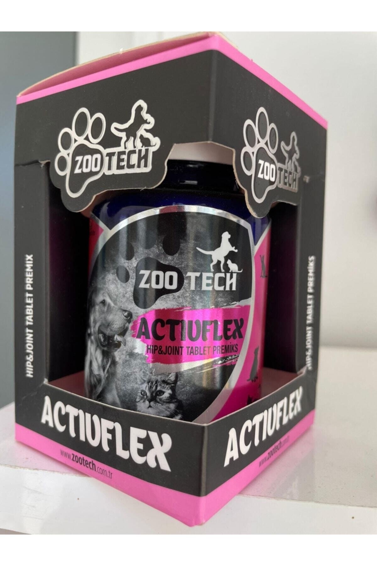 قرص مکمل تقویت مفاصل و ترمیم بافت همبند سگ و گربه Activflex زوتک ZooTech، ۵۰ عدد