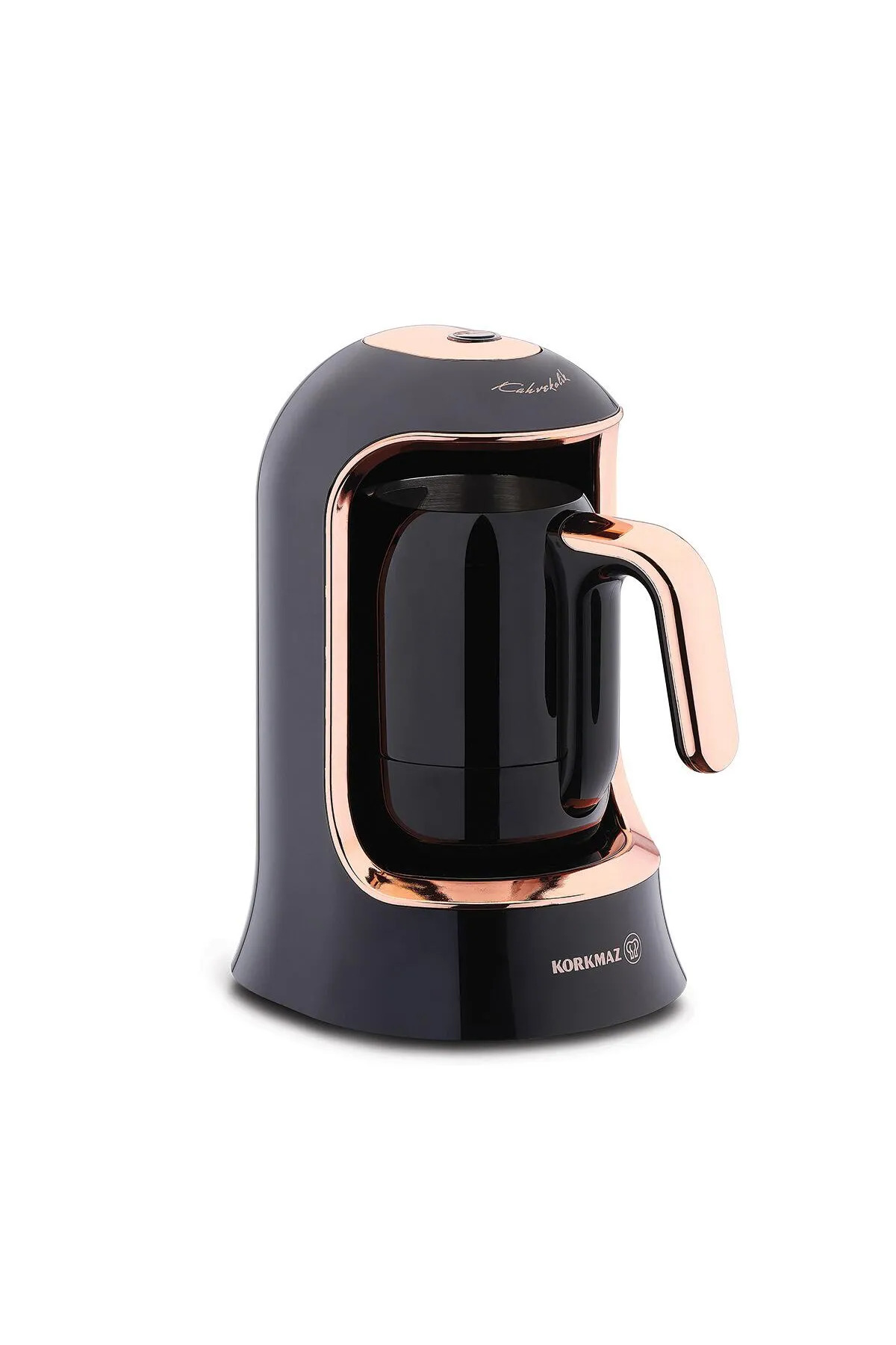 قهوه ساز ترک اتوماتیک KAHVEKOLIK DELUXE مشکی ROSE A860 09 اورجینال KORKMAZ