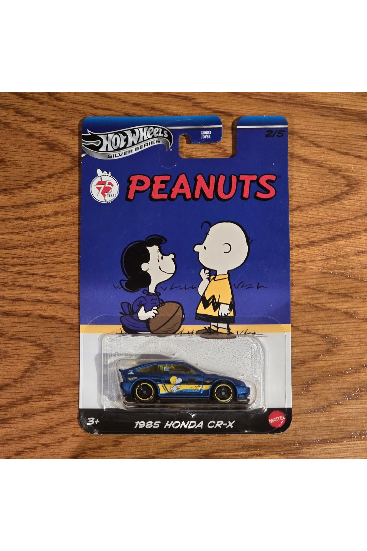 ماشین اسباب بازی بادام زمینی 1985 هوندا CR X JCB82 از ترکیه HOT WHEELS