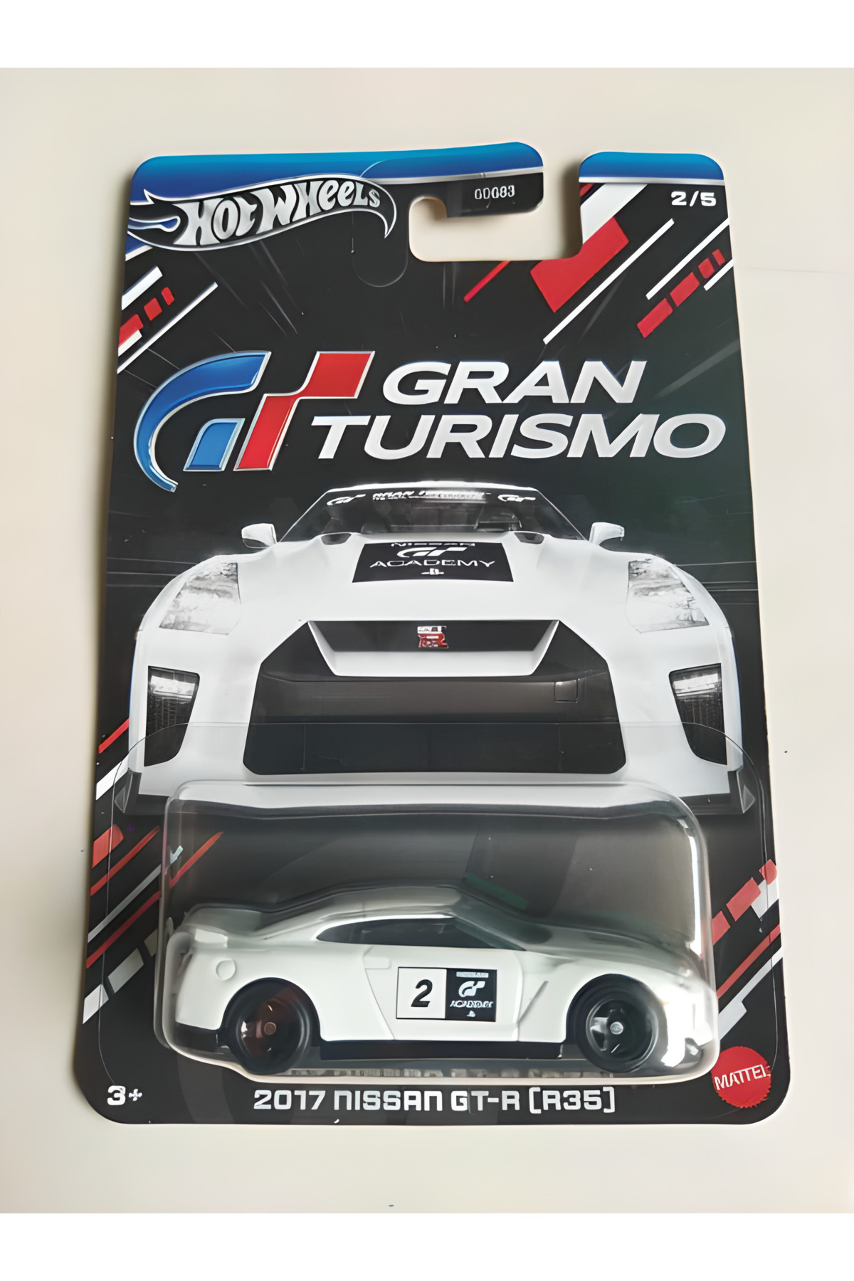 ماشین اسباب بازی 2024 GRAN TURISMO 2017 NISSAN GT R R35 هات ویلز اورجینال HOT WHEELS