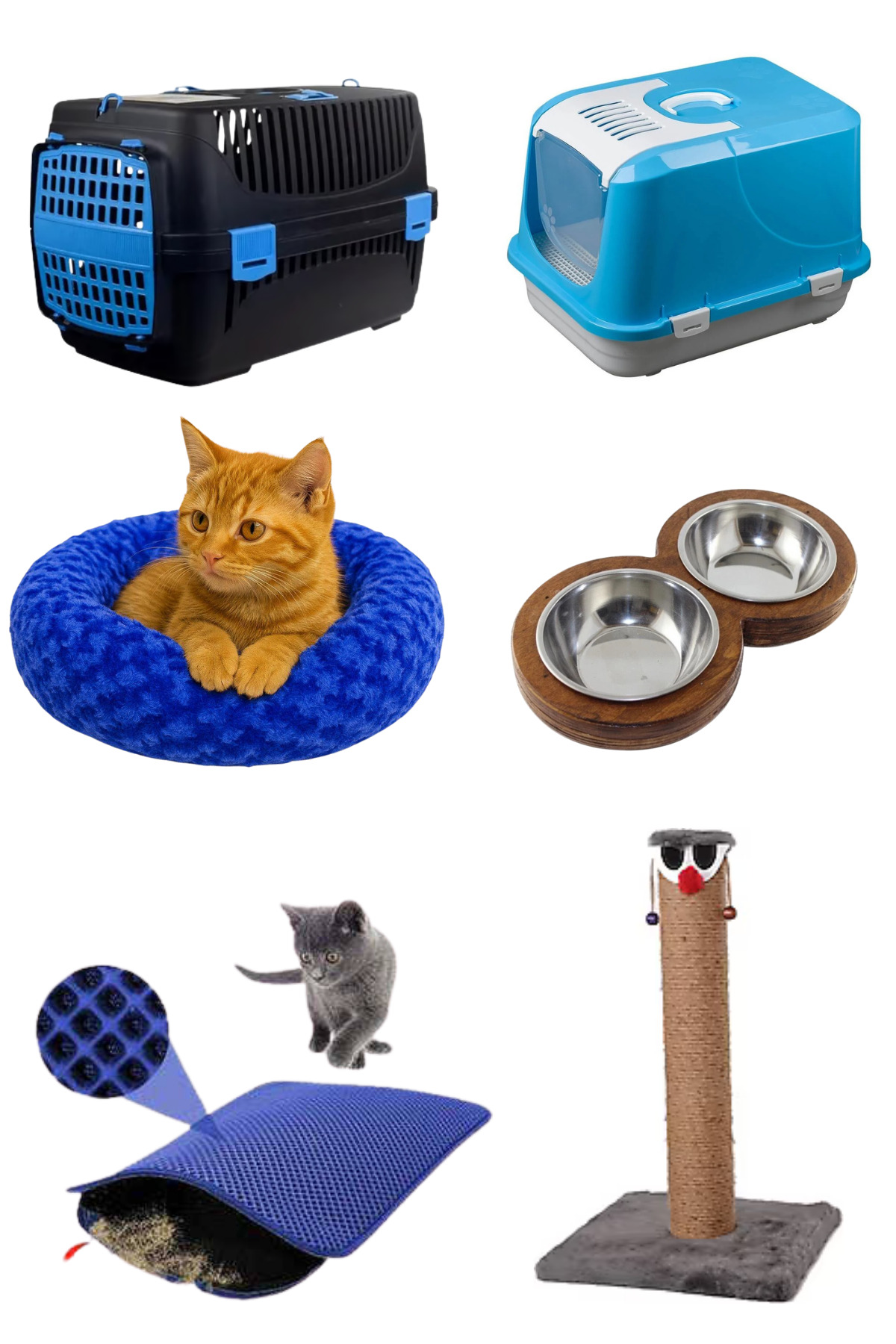 ست آغازین گربه ۶ پارچه پت پریتی Pet Pretty، Comfort 5 رنگی