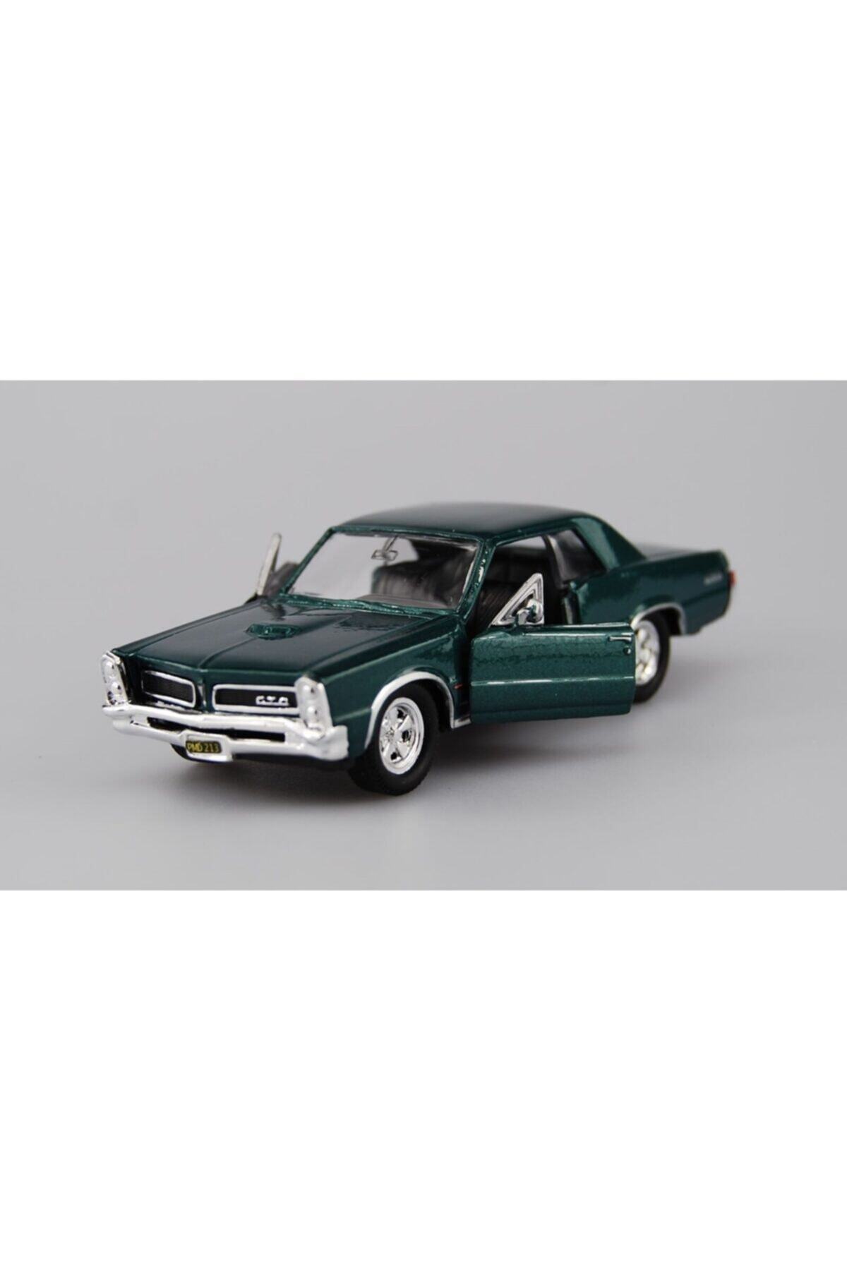 مدل خودرو 1:38 1965 PONTIAC GTO مشکی.GREEN MODELGARAGE اورجینال WELLY