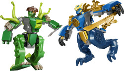 مجموعه ساختنی و بازی نبرد ربات اژدهای جی لگو LEGO نینجاگو NINJAGO مدل 71853، ۱۰۷ قطعه، حداقل سن ۴ سال