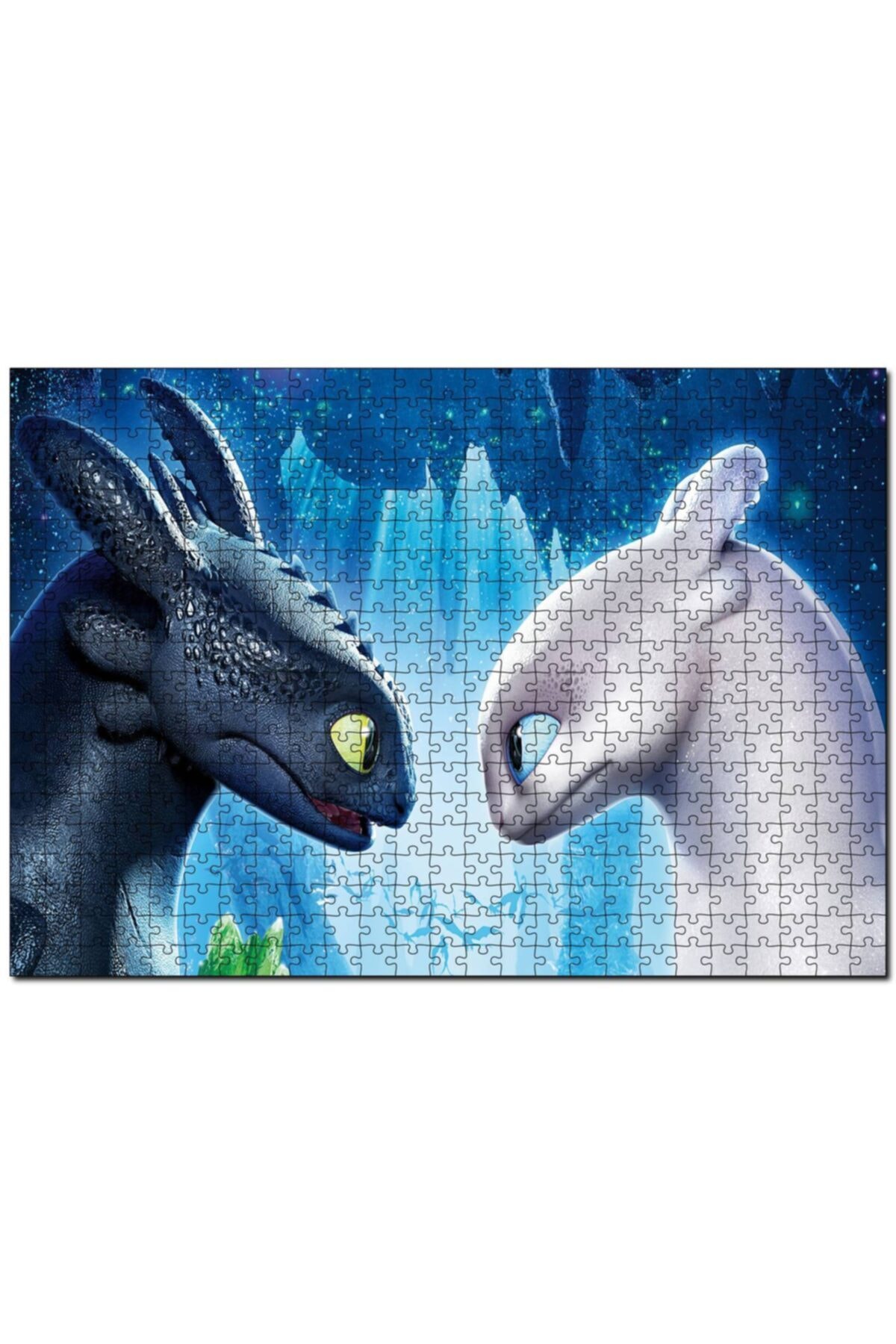 پازل HOW TO TRAIN YOUR DRAGON 3 TOOTHLESS FURY VISUAL 255 PIECE PUZZLE اره منبت کاری مویی ام دی اف چوب Cakapuzzle