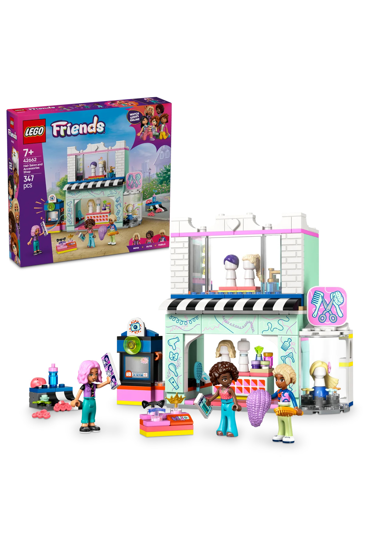 لگو آرایشگاه دوستان فروشگاه لوازم جانبی خلاق 42662 اورجینال LEGO