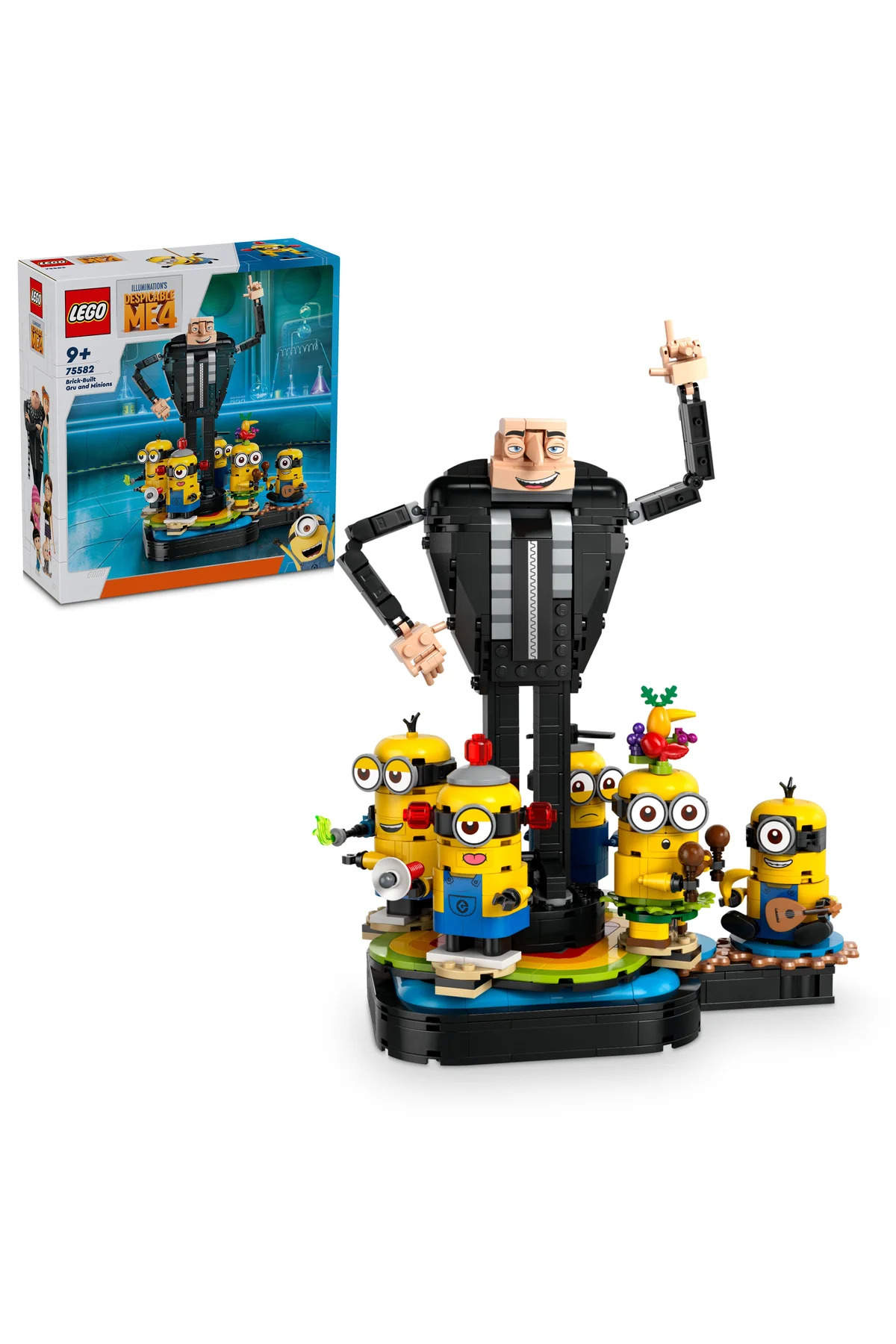 لگو و اسباب بازی های ساخت محور ® GRU AND MINIONS FROM DESPICABLE ME 4 BRICKS 75582 9+ TOY BUILDING SET 839PR اورجینال LEGO