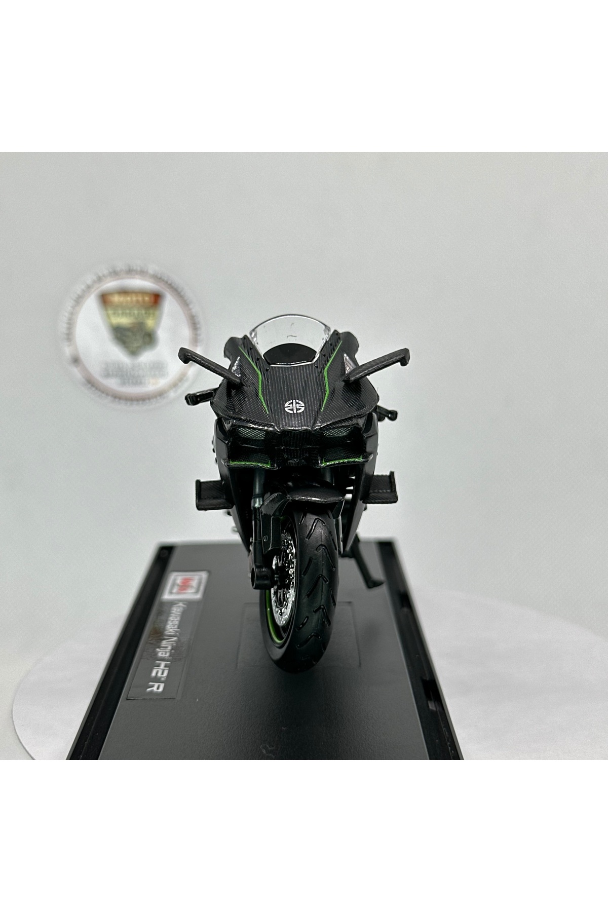 مدل خودرو موتورسیکلت KAWASAKI NINJA H2R 1:18 DIECAST – اسباب بازی و مجسمه فلزی مجاز اورجینال Maisto Diecast