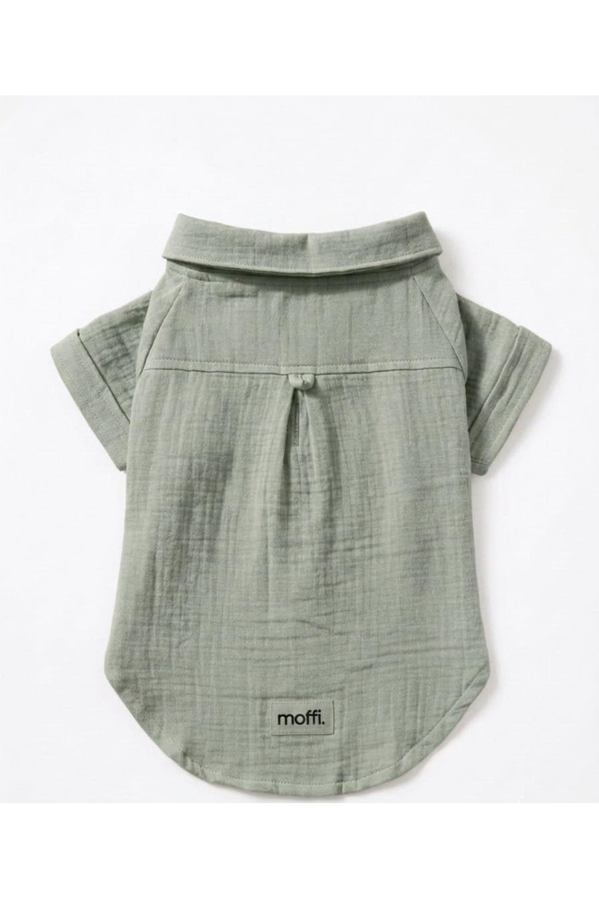 پیراهن پنبه‌ای موسلین موفی Moffi برای گربه و سگ نژاد کوچک، دارای سوراخ قلاده چندرنگ