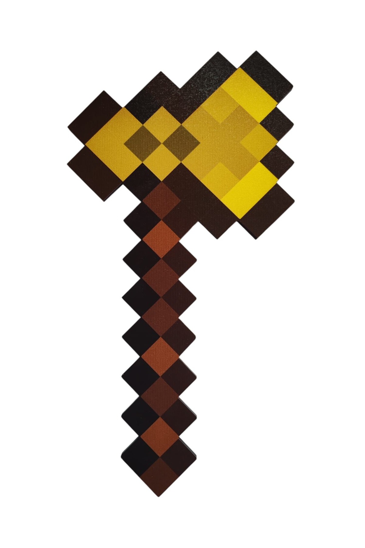 فیگور مجموعه اسباب بازی شمشیر طلایی تبر کلنگ MINECRAFT از ام دی اف چوبی 3 عددی ترکیه Deposundan Al