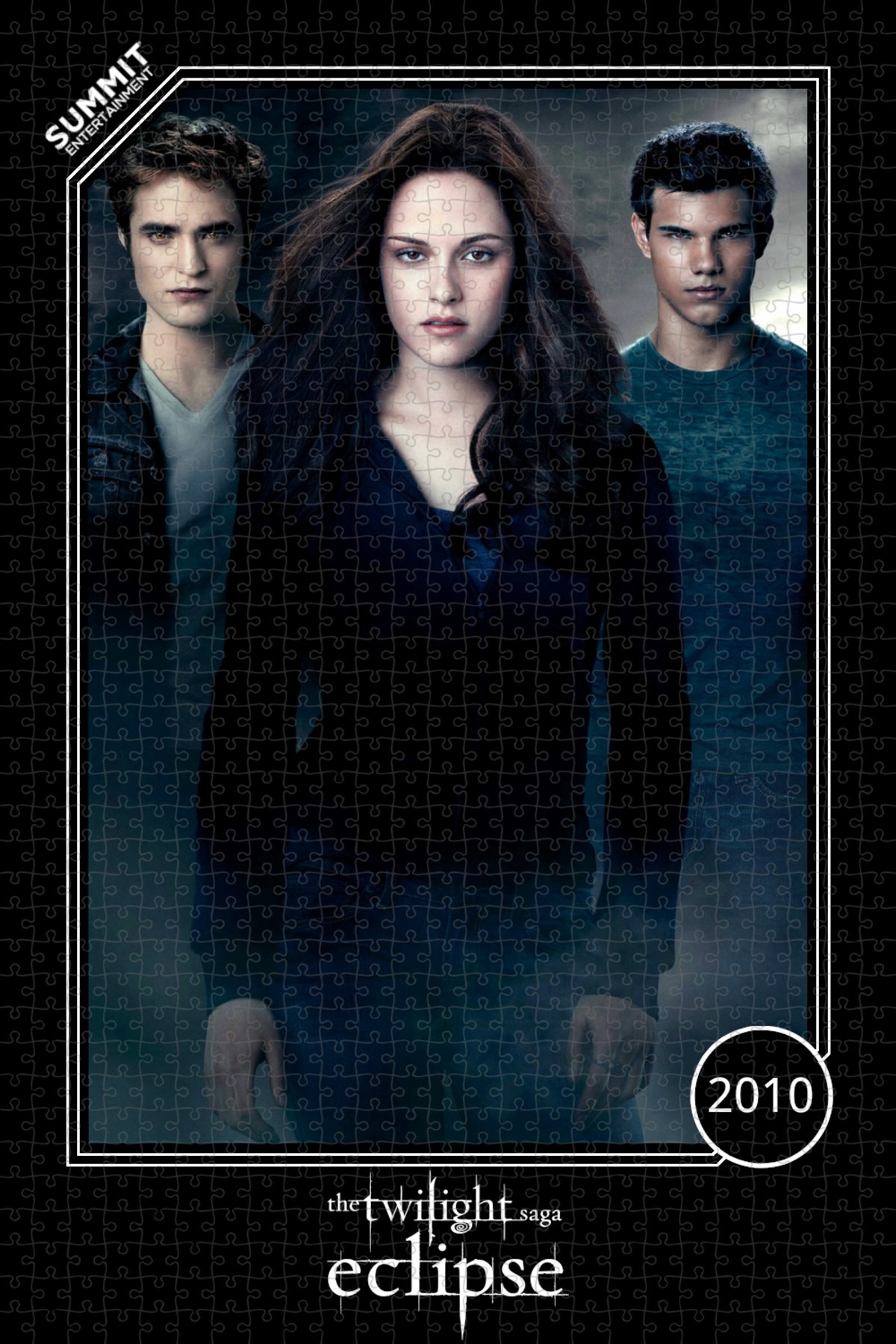 پازل پوستر فیلم TWILIGHT 1000 PIECE JIGSAW PUZZLE OF THE SAGA: ECLIPSE 2010 از ترکیه Jeronkarji