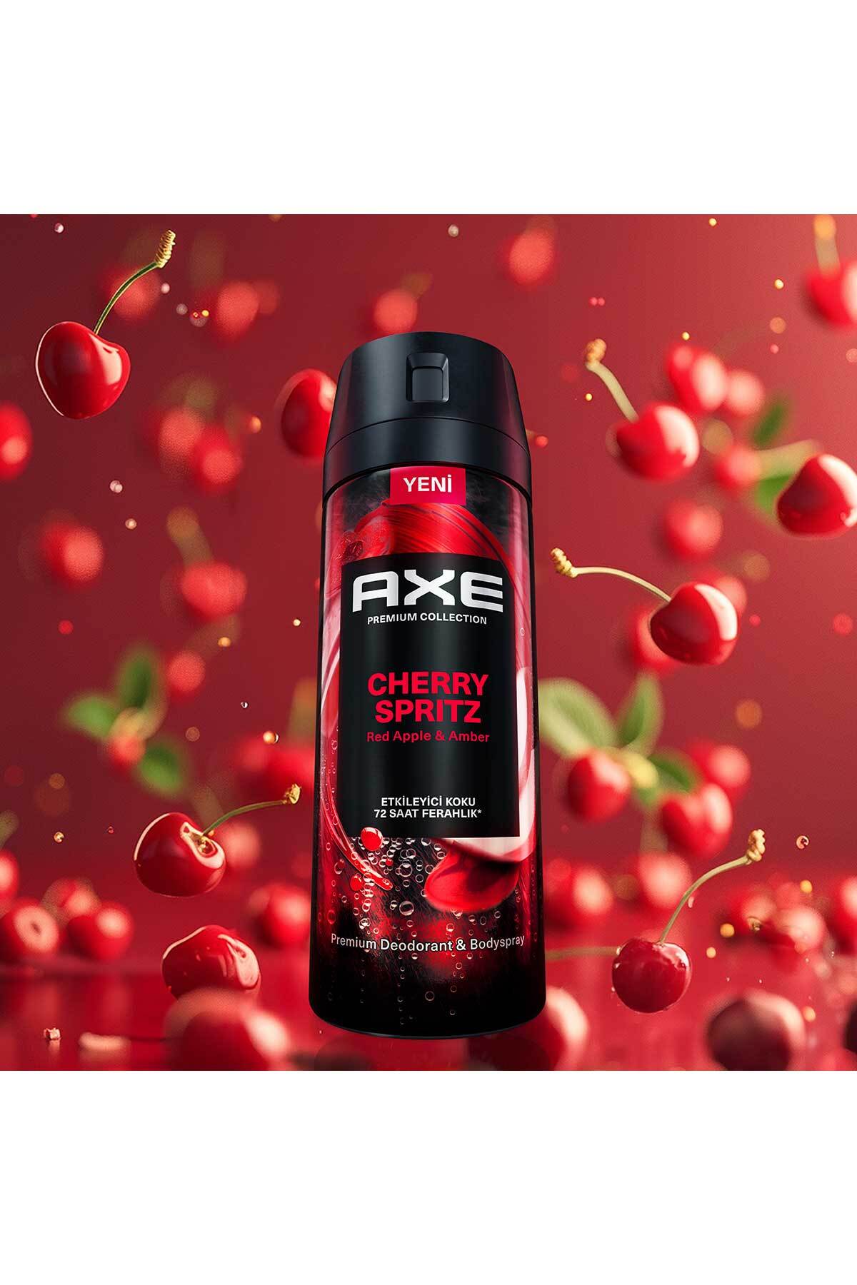 دئودورانت اسپری مردانه با رایحه گیلاس Premium Collection حجم 150 میلی لیتر اکس Axe
