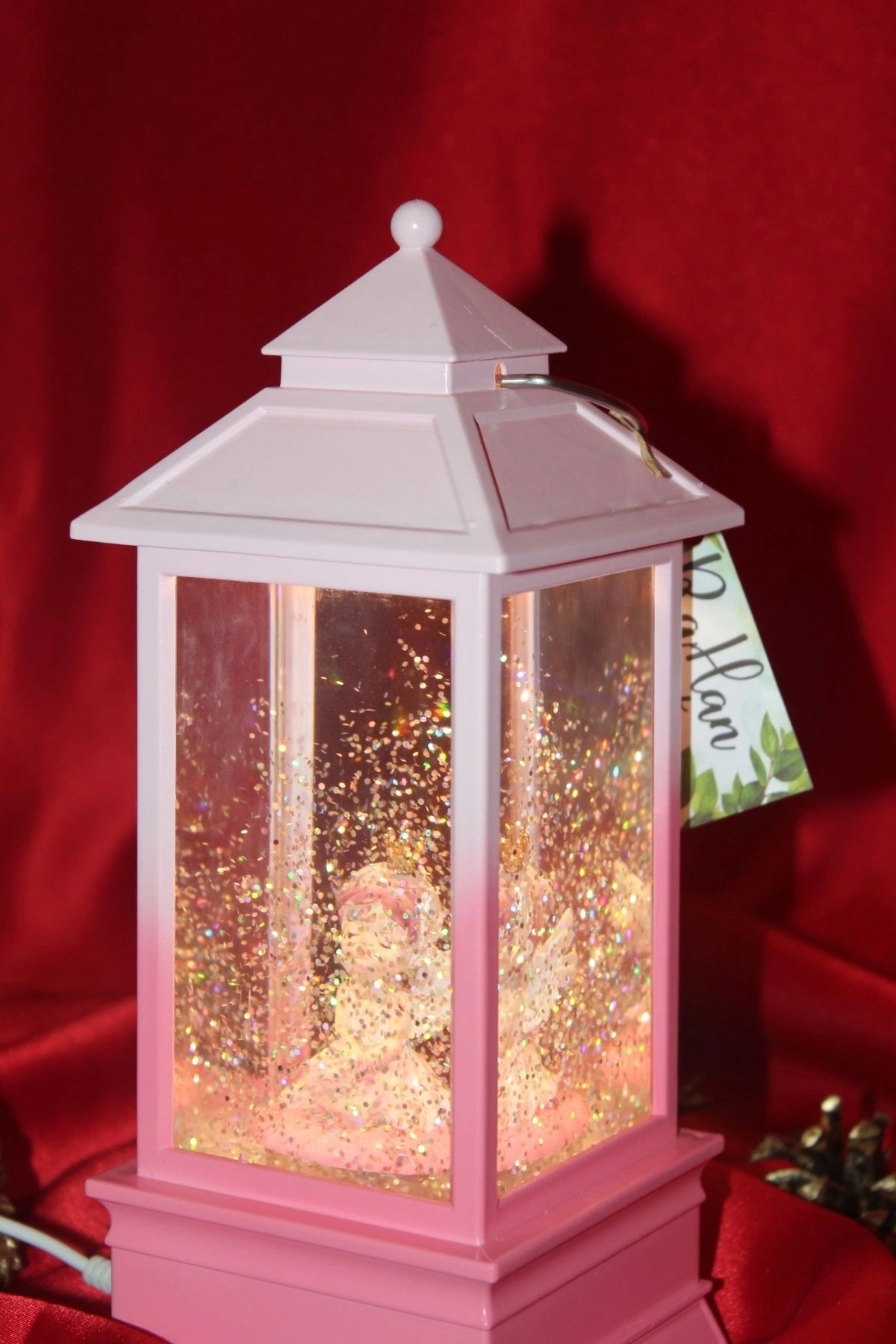گوی برفی SNOW GLOBE با نور LED موسیقی و اسپری از ترکیه RaHan