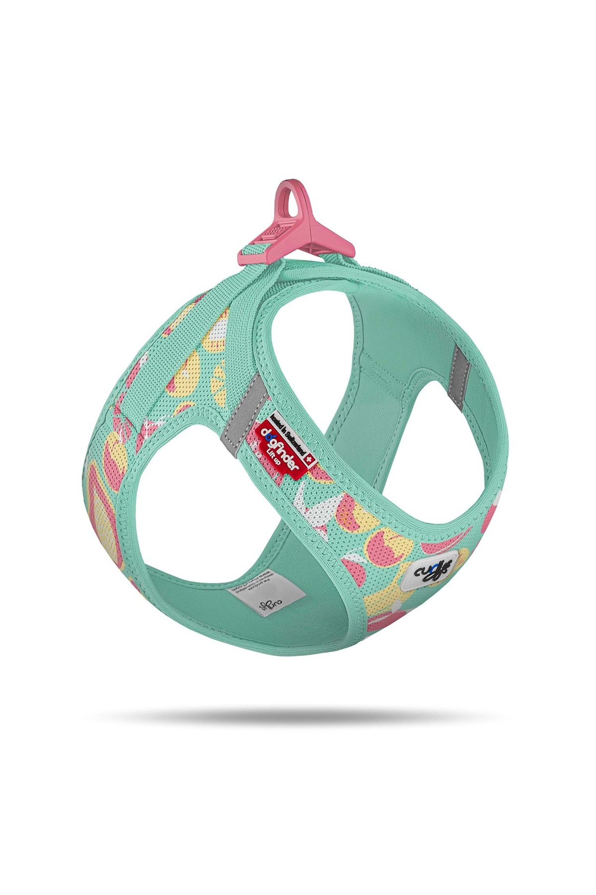 هارنس سینه‌ای سگ کرلی Curli، مدل PN3667، VEST HARNESS AIR-MESH LE26 JUICY F، فیروزه‌ای