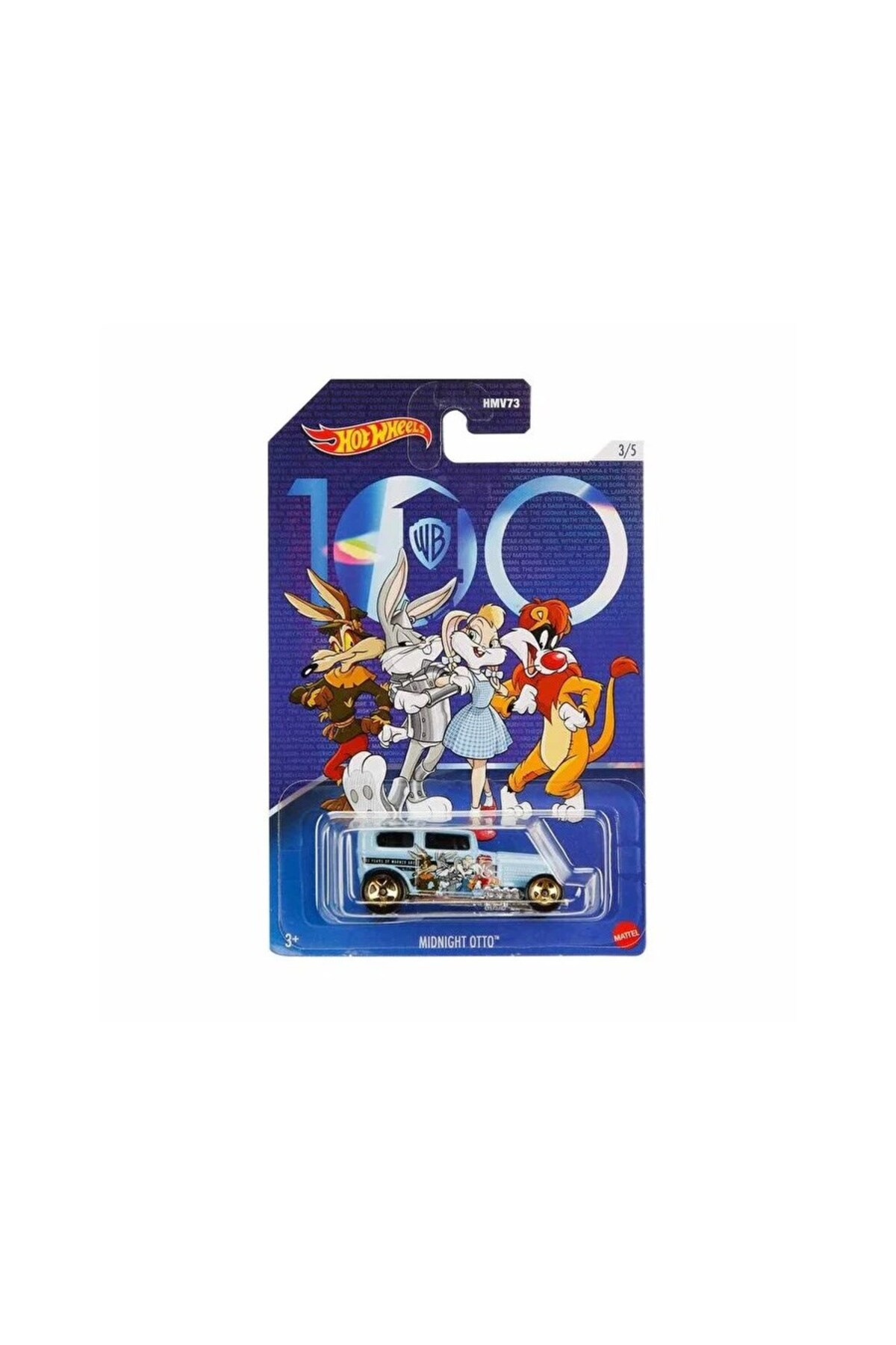 ماشین اسباب بازی WARNER BROS 100. سال با مضمون HLK31 هات ویلز اورجینال HOT WHEELS