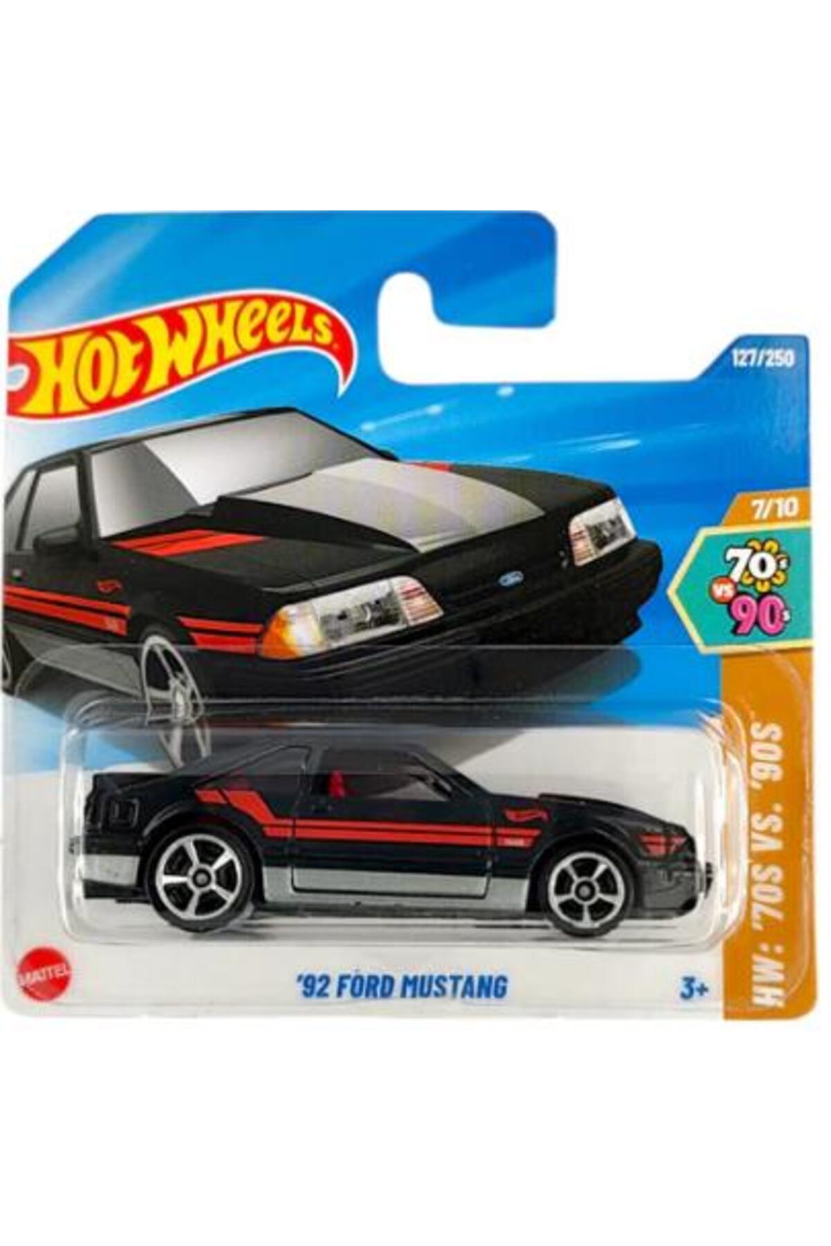 ماشین اسباب بازی SINGES '92 FORD MUSTANG HYY68 HW: '70S و غیره' 90S هات ویلز اورجینال HOT WHEELS