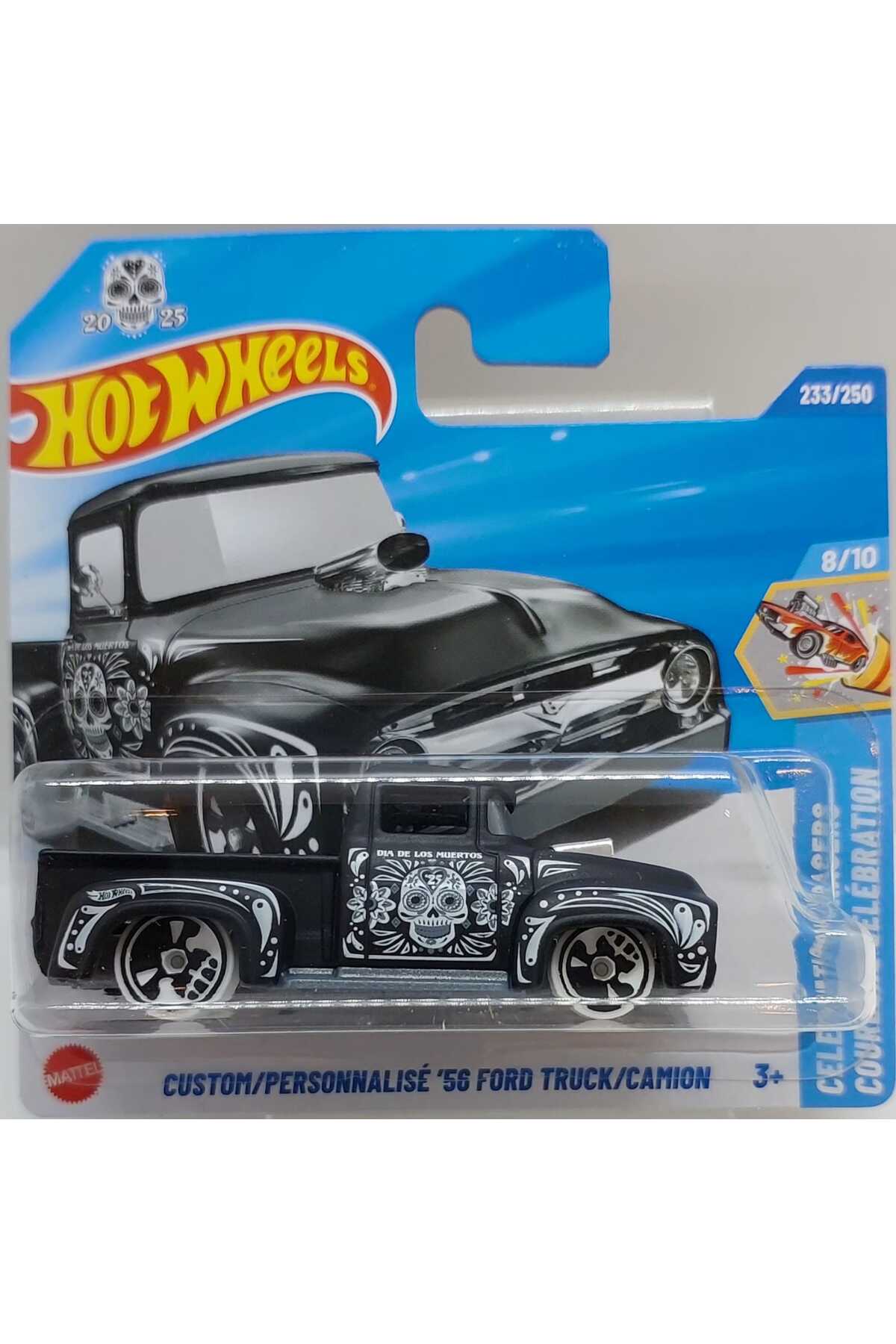 ماشین اسباب بازی جشن مسابقه اتومبیلرانی سفارشی شخصی '56 کامیون فورد CAMION JBB43 از ترکیه HOT WHEELS