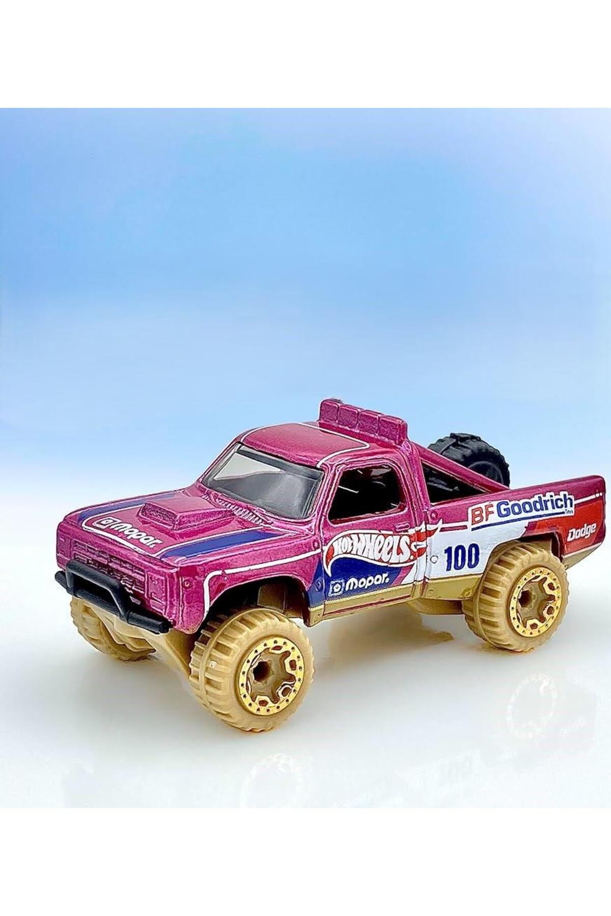 ماشین اسباب بازی SINGLE CARS 87 DODGE D100 HKG73 هات ویلز اورجینال HOT WHEELS