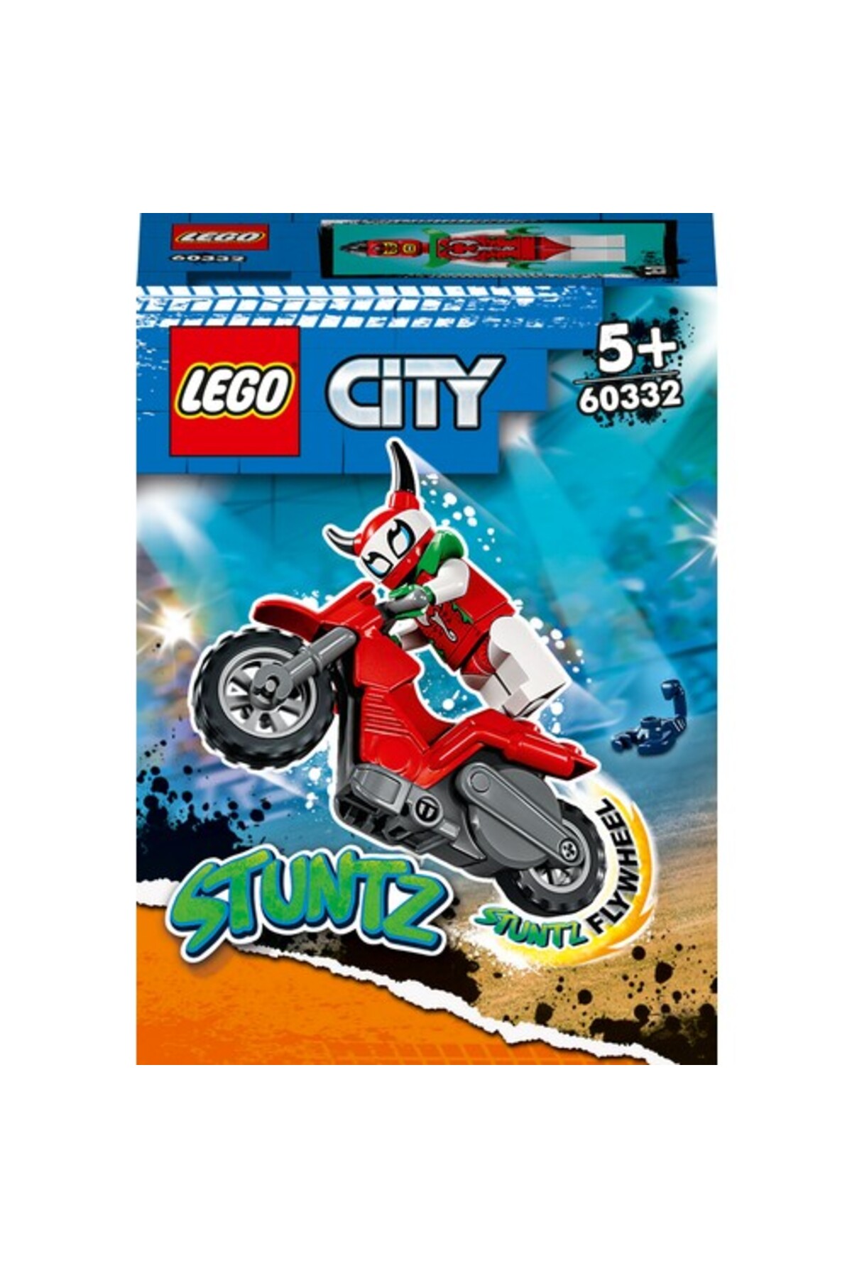 لگو و اسباب بازی های ساخت محور دوچرخه شیرین کاری عقرب بی پروا سیتی 60332 از ترکیه LEGO