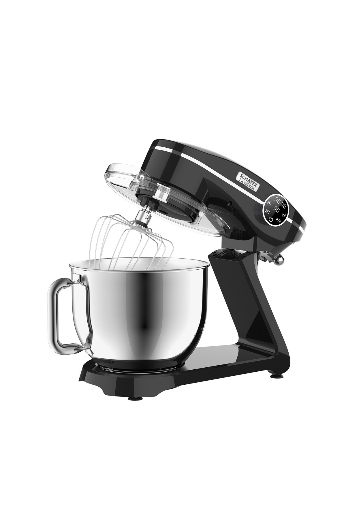میکسر و ست پایه چدن دیجیتال NEOCAST 6 L مشکی اورجینال Schafer