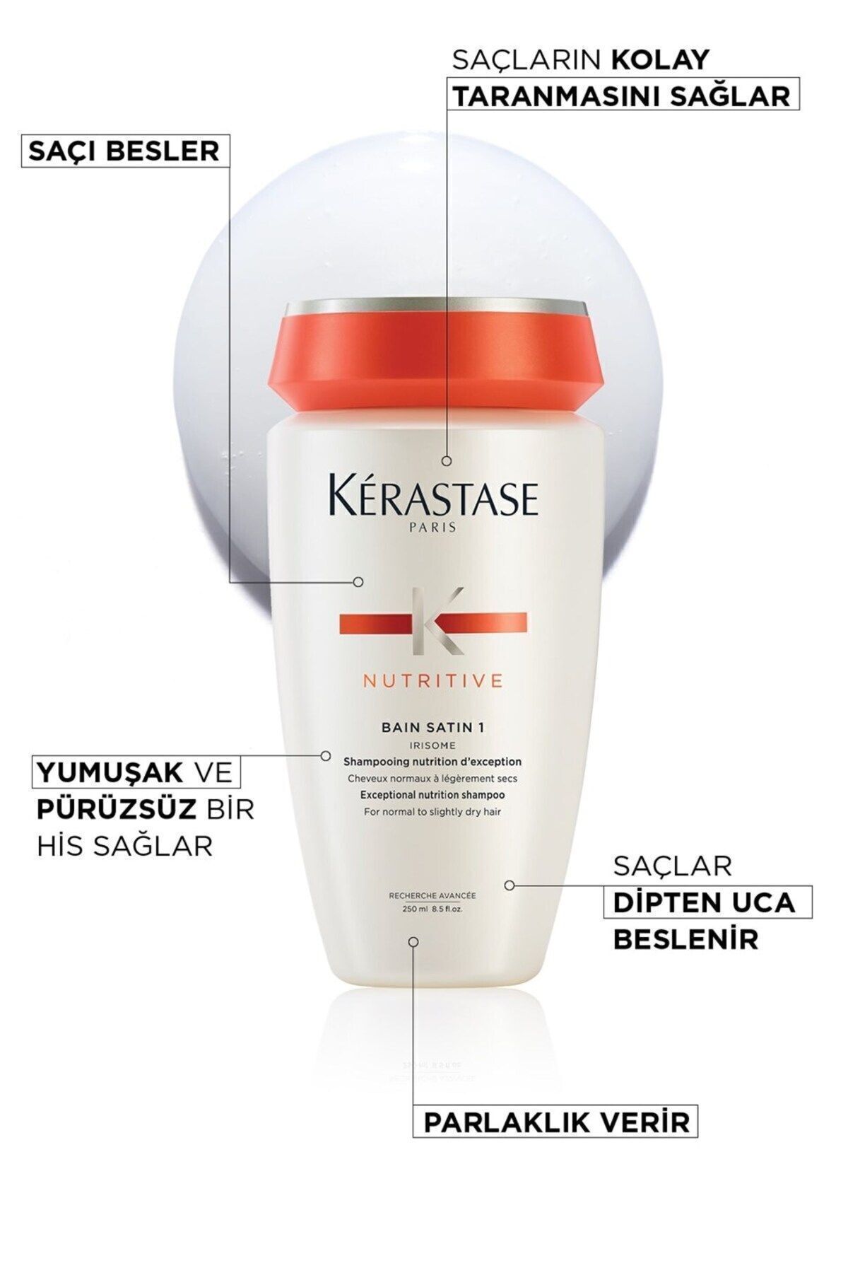 شامپو مغذی بین ساتن شماره ۱ برای موهای خشک کراستاس Kerastase