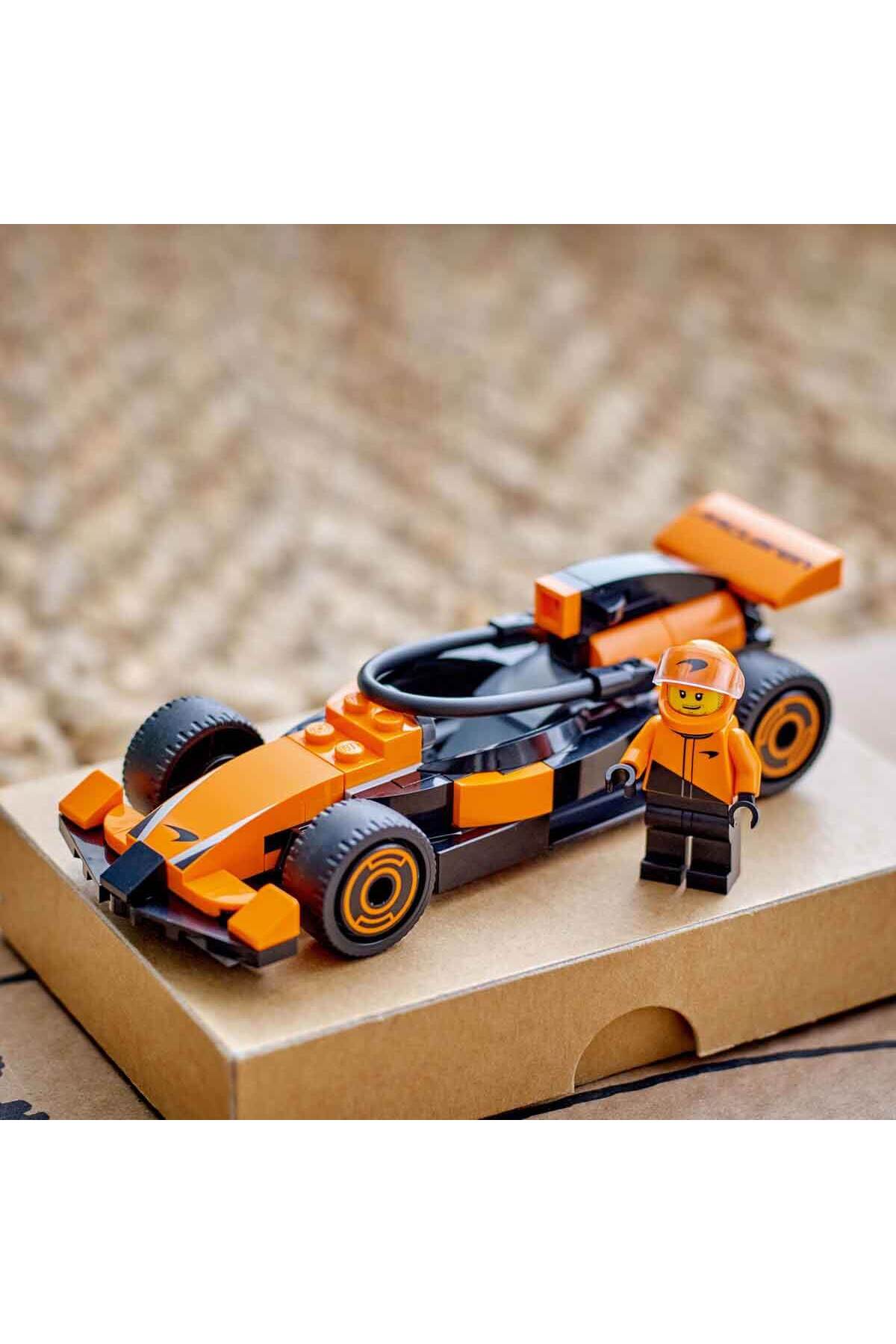 لگو CITY MCLAREN RACING CAR F1 DRIVER 60442 MINI YAR برای کودکان 6 سال بالاتر اورجینال LEGO