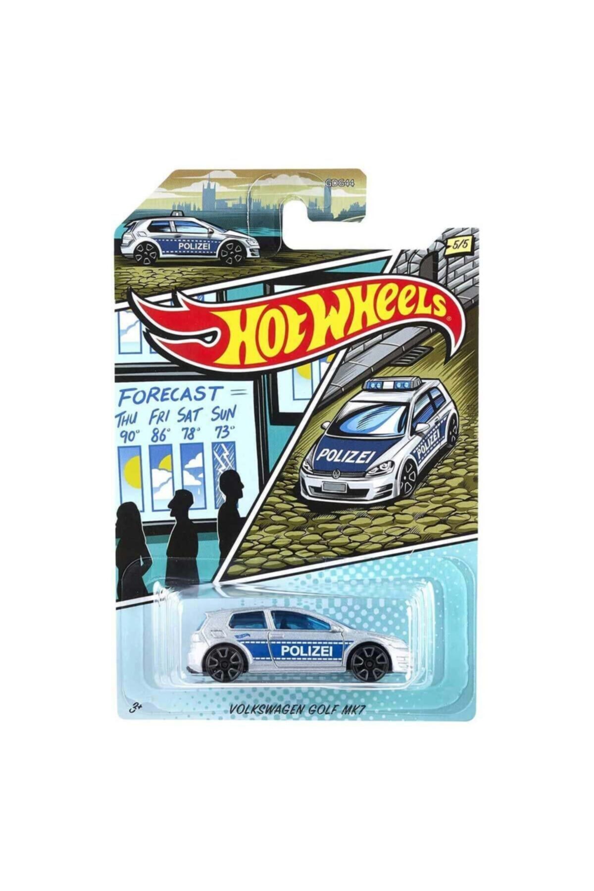 ماشین اسباب بازی سریال ویژه اتومبیل فولکس واگن گلف MK7 GDG44 هات ویلز اورجینال HOT WHEELS